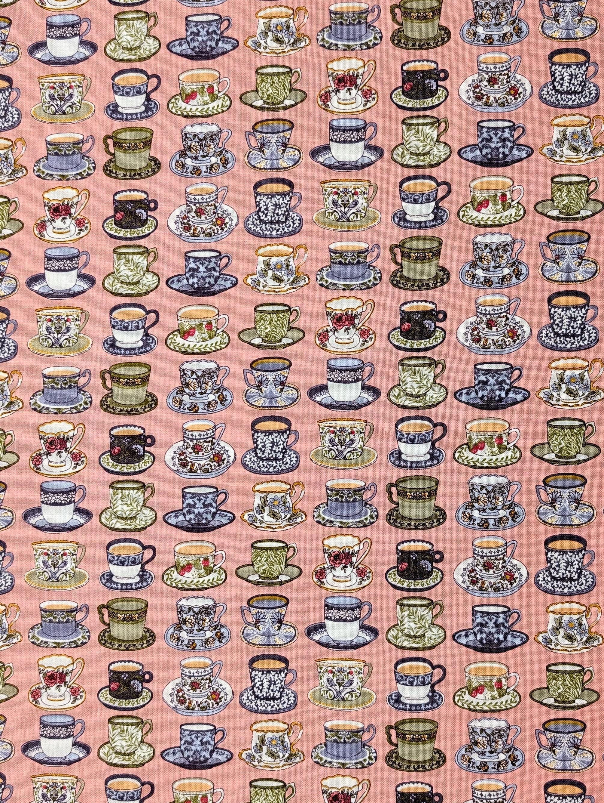 Senyo - Afternoon Tea Cotton Fabric - Pink