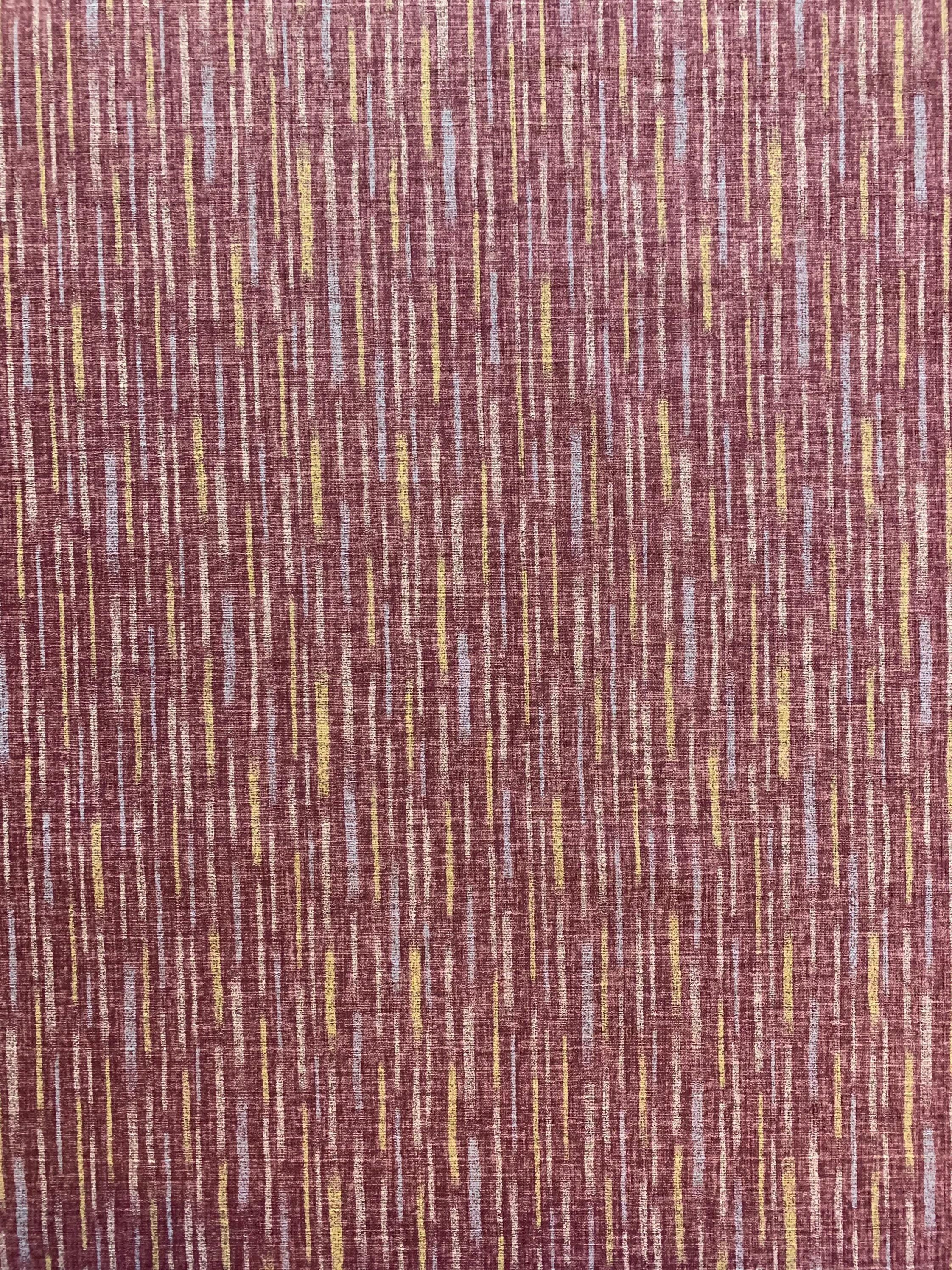 Morikiku - Chalk Stripe Cotton Dobby - Lavender