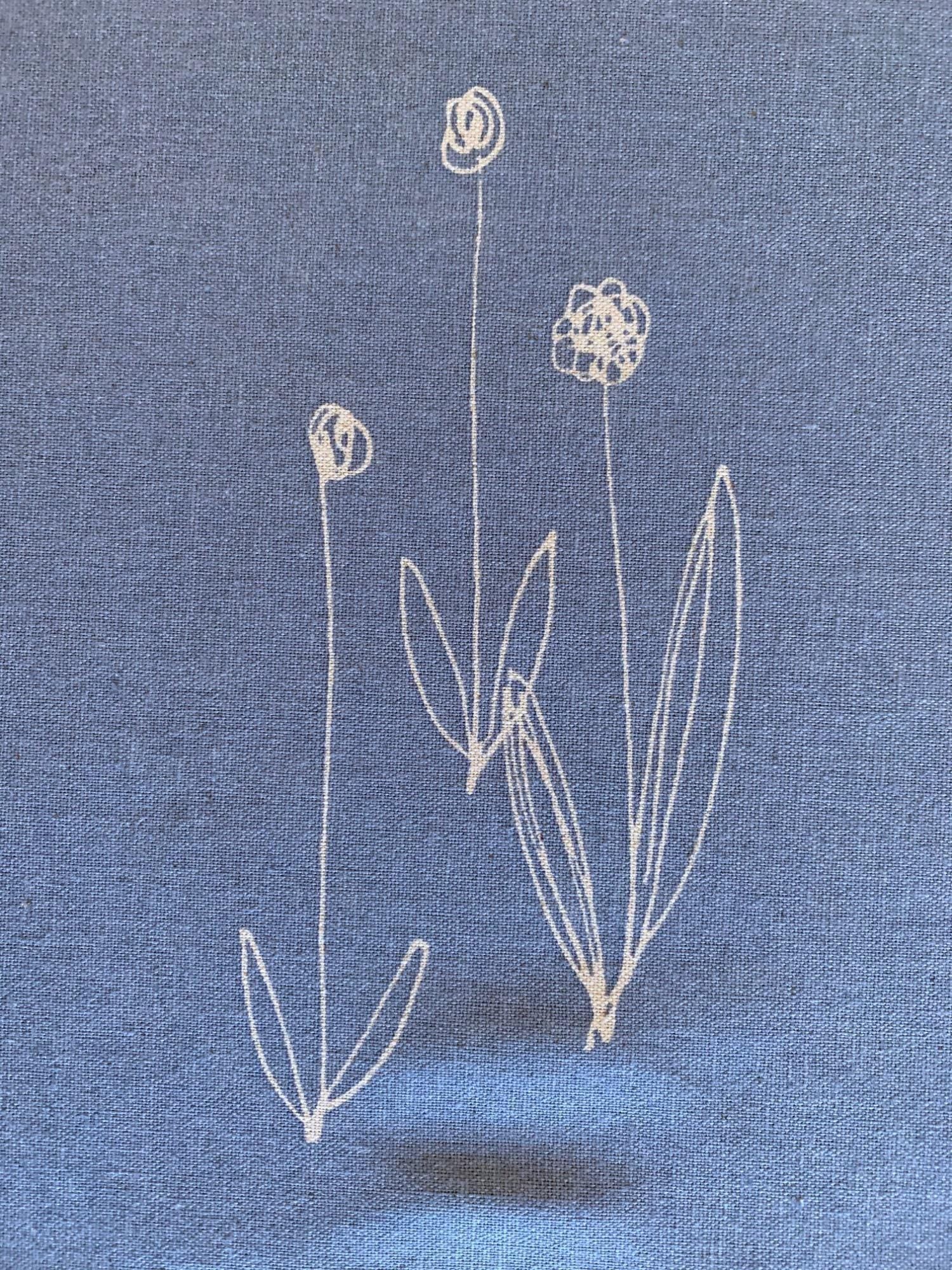 Kei - Megumi Sakakibara Collection Cotton Linen Panel - Lavender Gray
