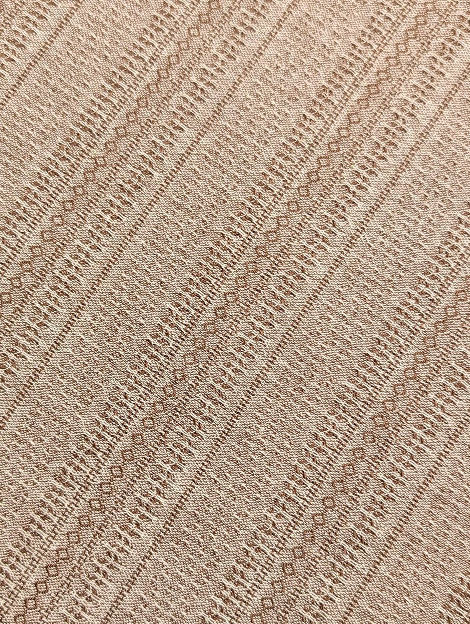 Textile Pantry - Junko Matsuda Yarn Dyed Textured Cotton Fabric - Pale Brown