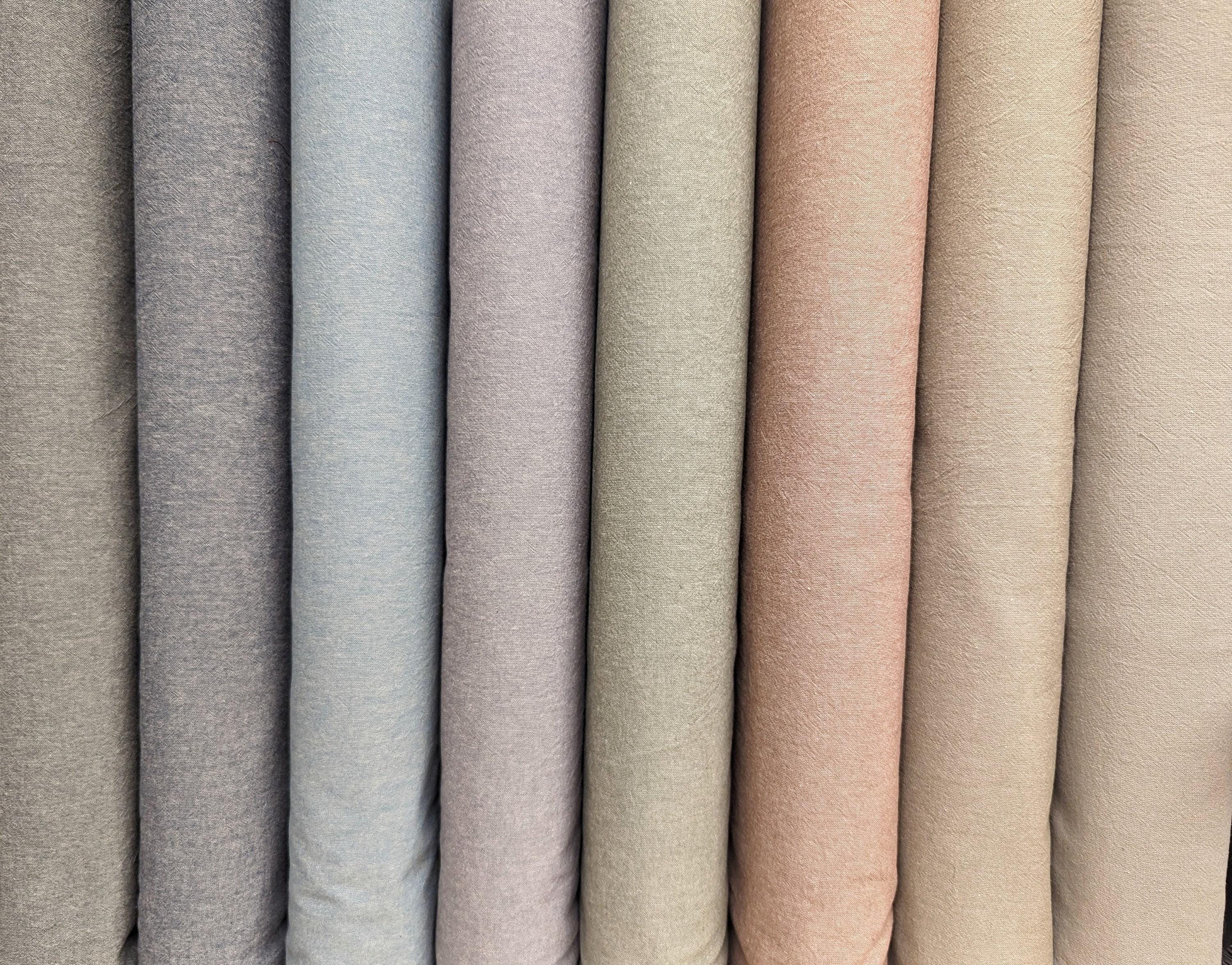 Cosmo - Japanese Yarn Dyed Cotton - Tan Green