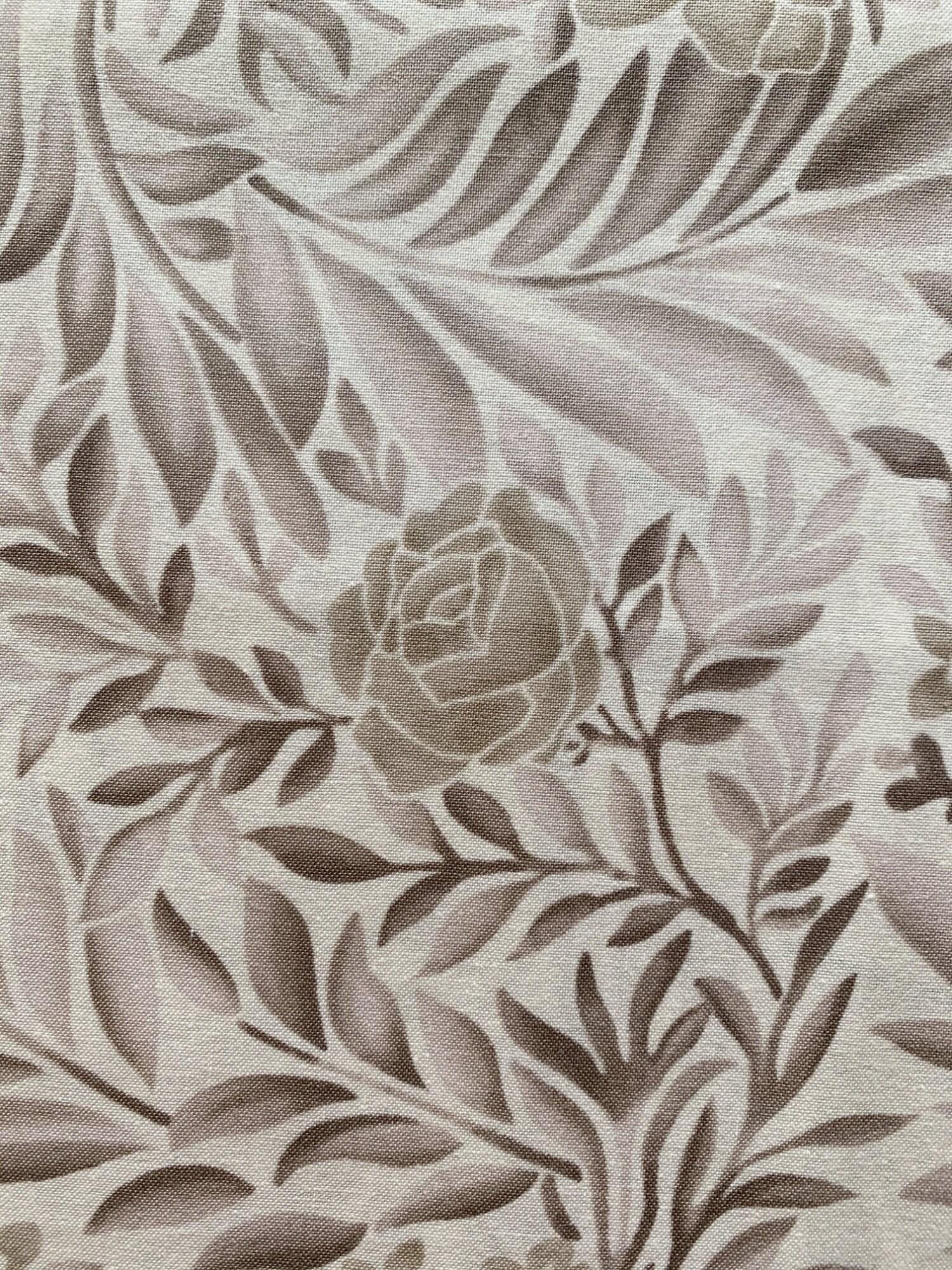 Orimono Imports - La Vie En Rose Cotton Taupe - Smoke Gray