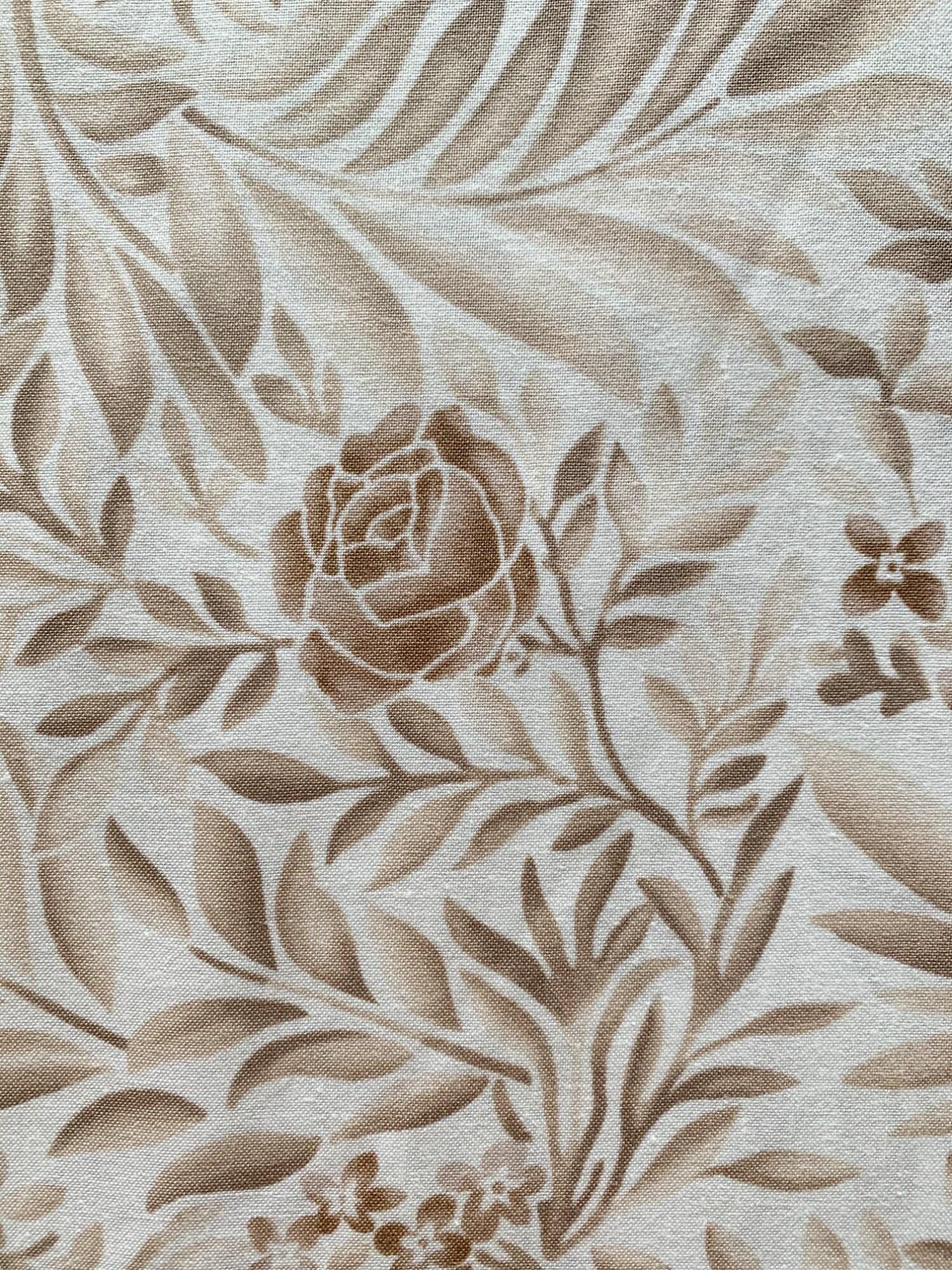 Orimono Imports - La Vie En Rose Cotton Taupe - Sepia