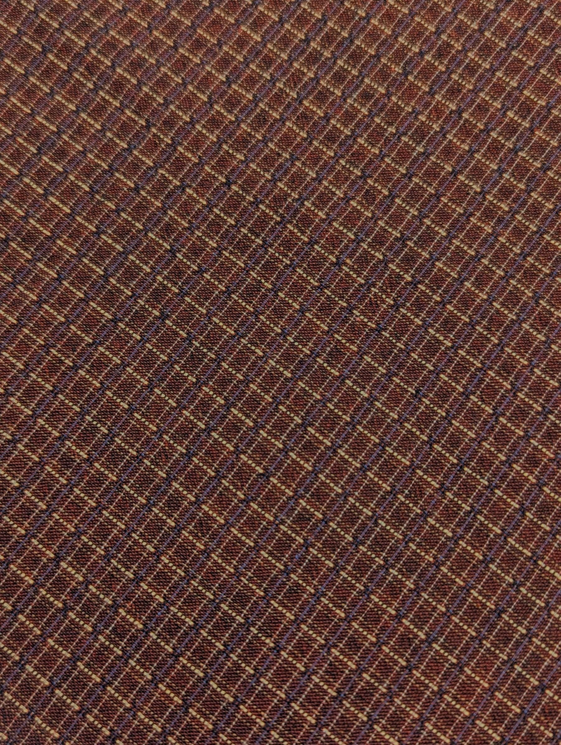 MYD - Yarn Dyed Grid Cotton Fabric - Burgundy