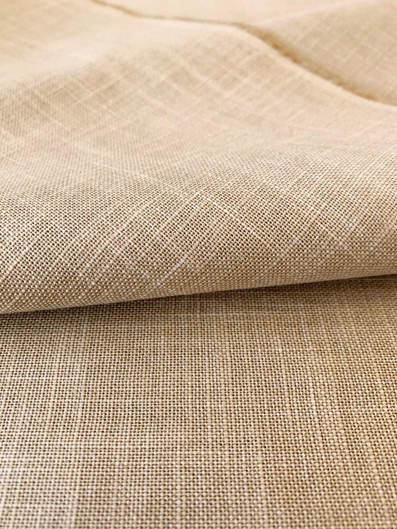 Sevenberry - Heathered Solids Cotton Fabric - Light Khaki