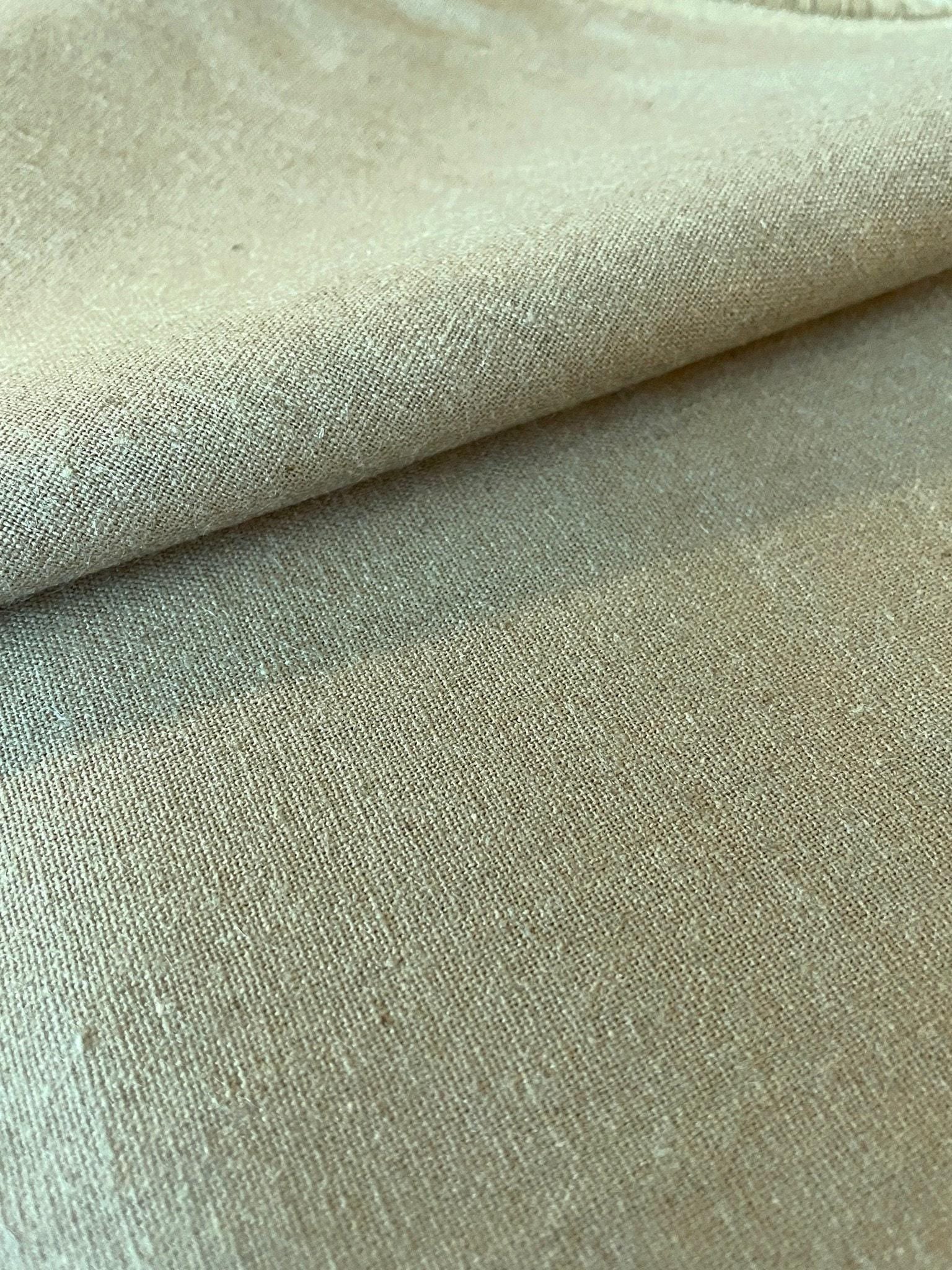 Hishiei - Solid Color Cotton/Linen Fabric - Sage Green