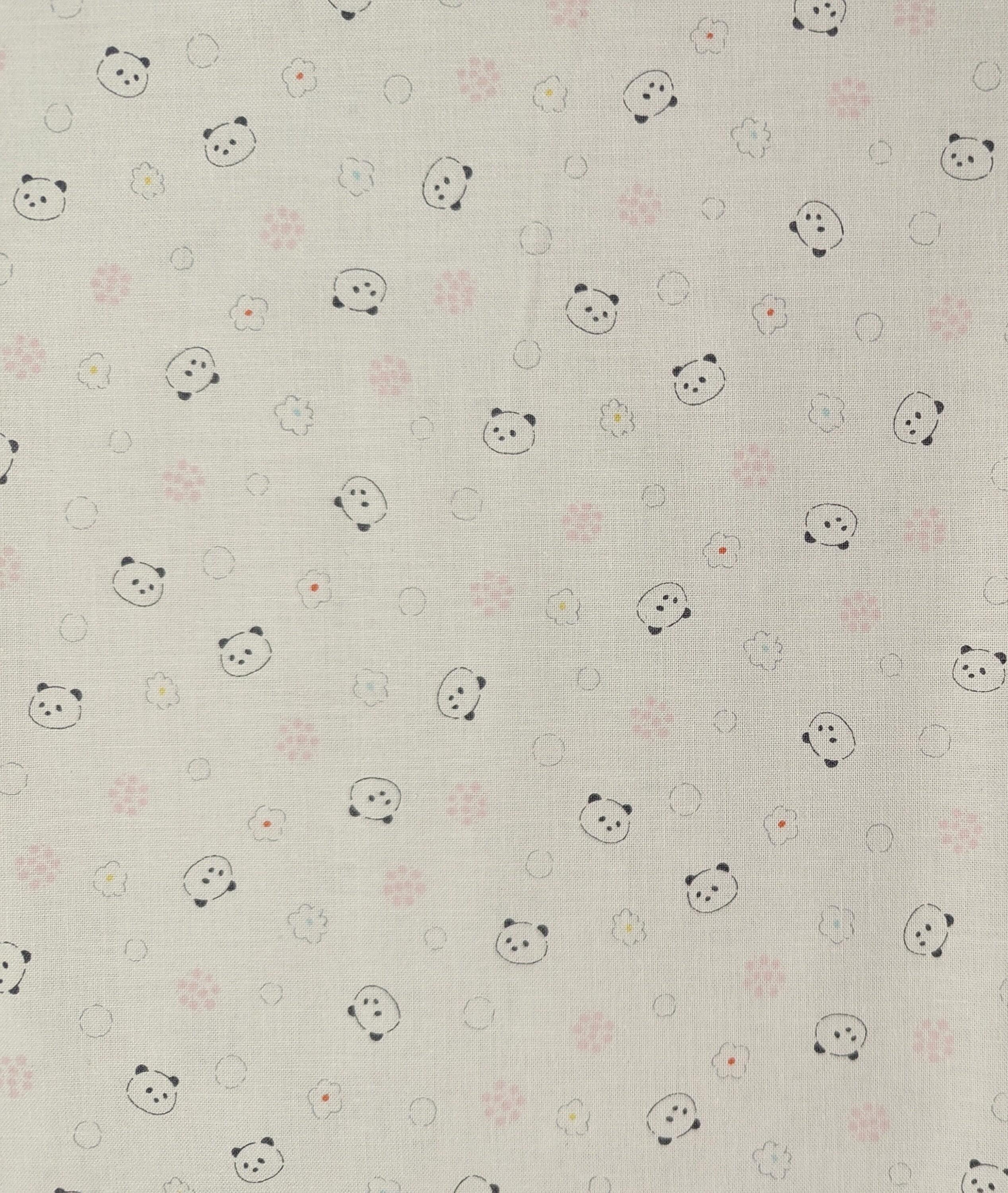 Cosmo - Tiny Panda Cotton - White