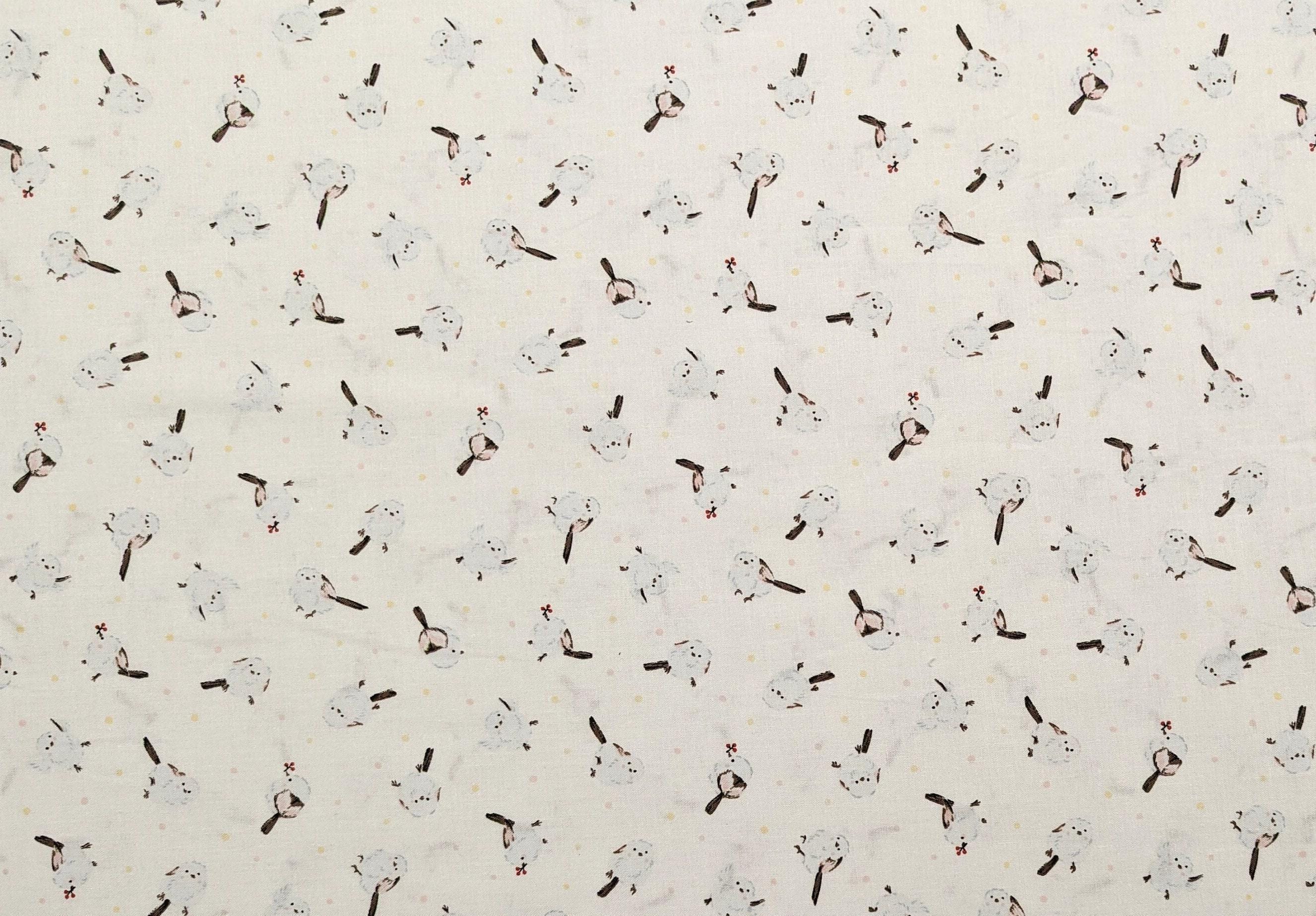 Cosmo - Chickadee Chirp Cotton - White