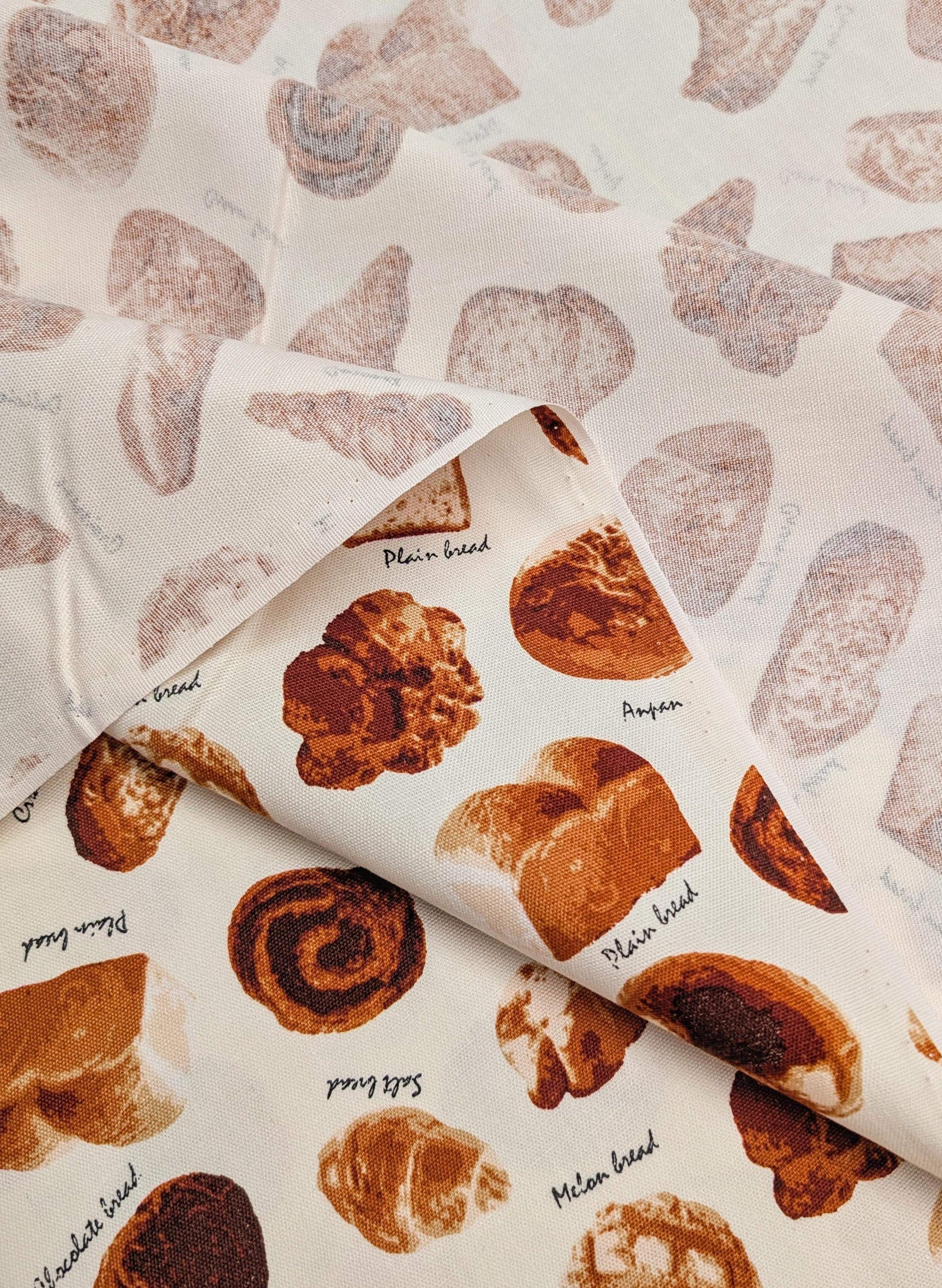 Bakery Bread Asano Japanese Oxford cotton canvas fabric A-1020-16 A