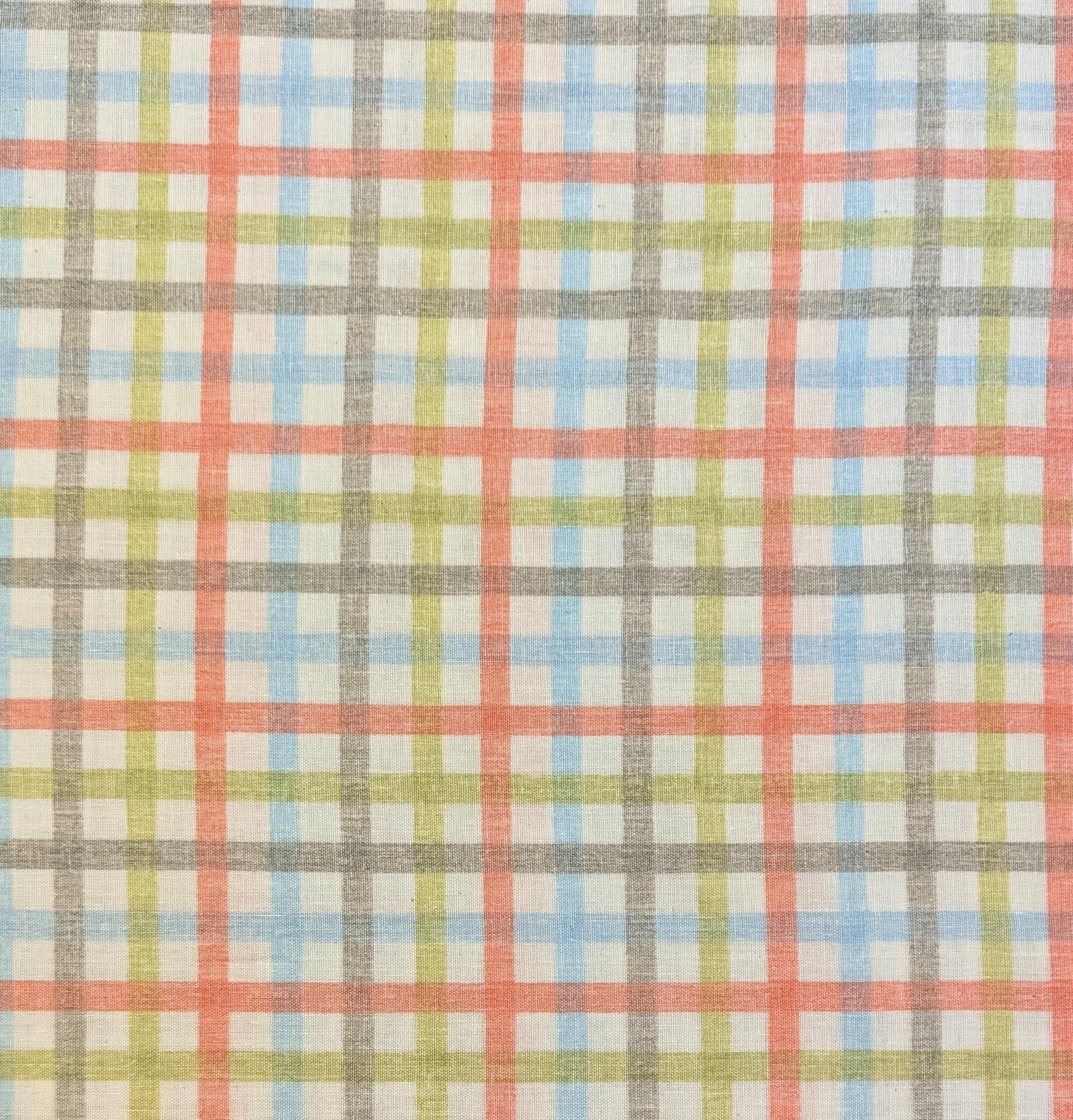Sevenberry - Plaid Cotton Double Gauze - Red Green Blue