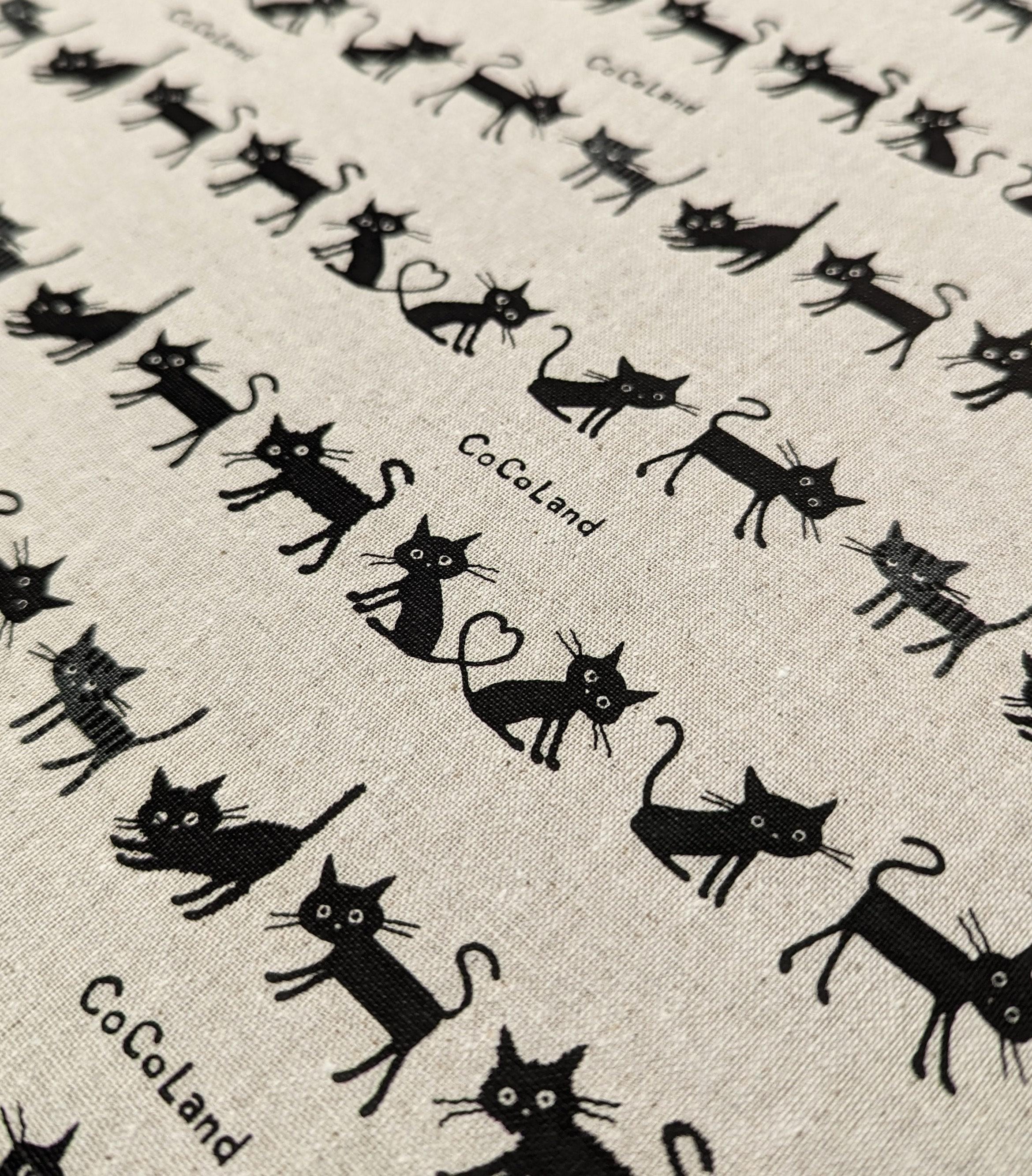 Hishiei - Cocoland Mini Cat Cotton/Linen Oxford - Beige