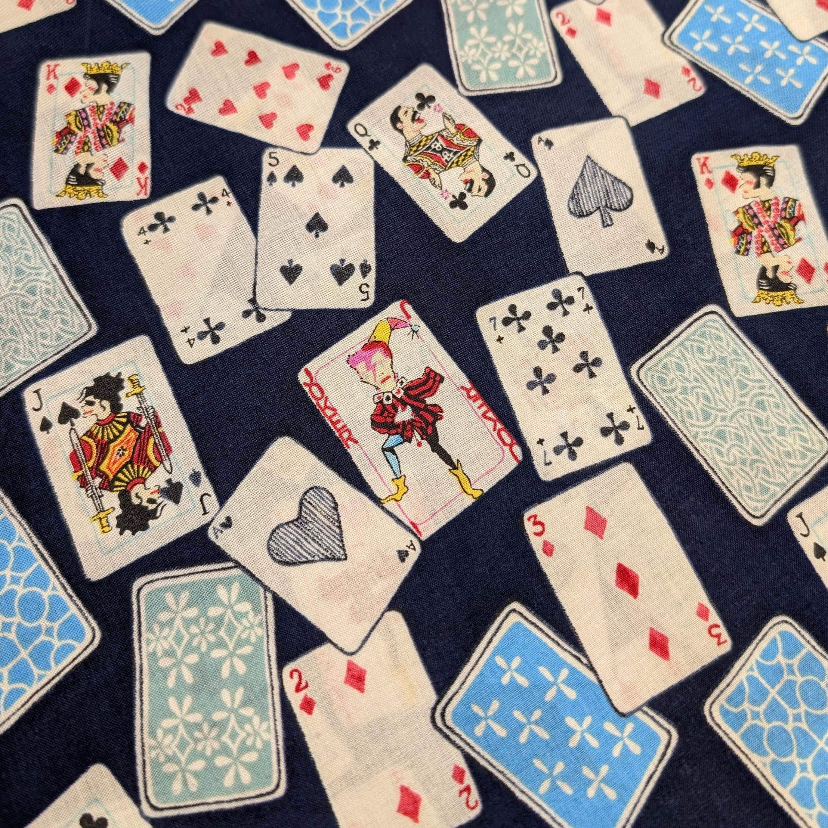 Hokkoh - Legendary Singing Cards Cotton Lawn - Blue