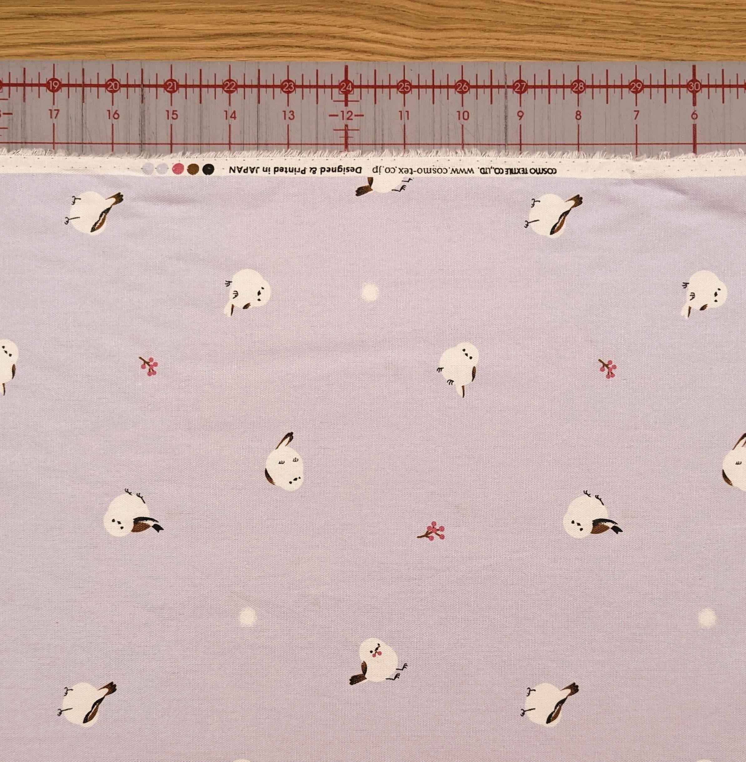 Cosmo - Winter Chickadees Cotton Oxford - Lilac