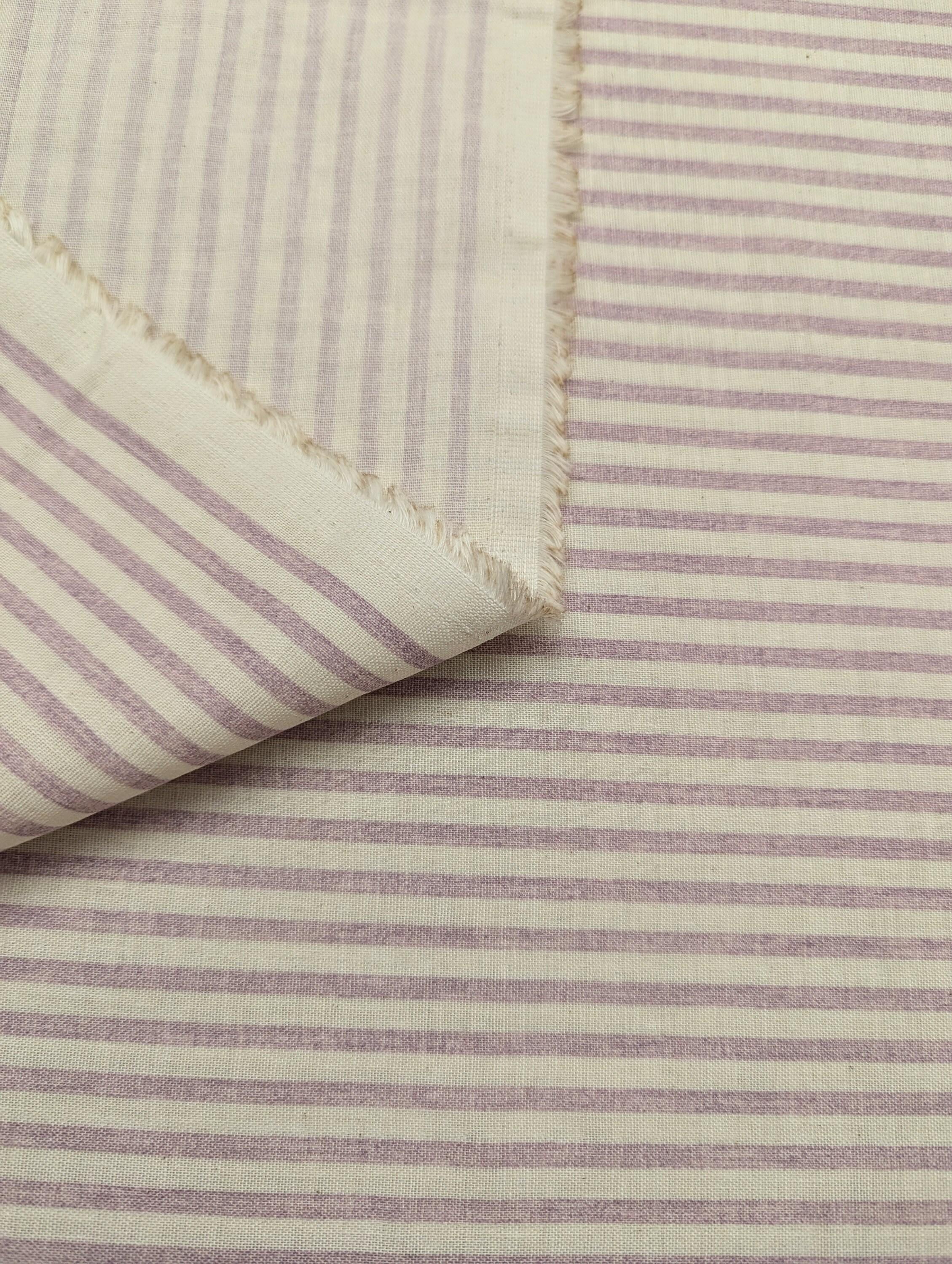 Sevenberry - Striped Cotton Double Gauze - Purple