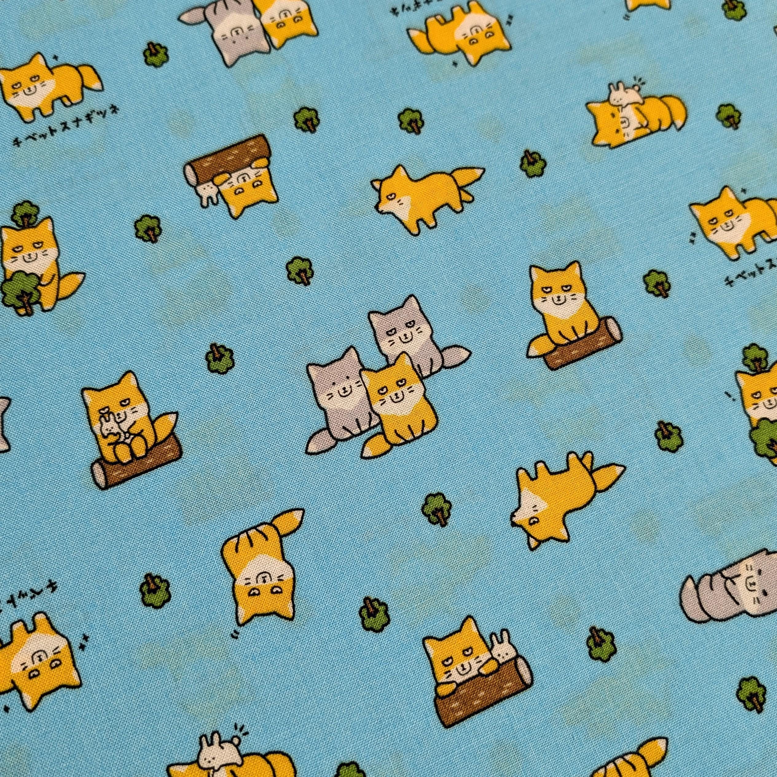 Cosmo - NEW Little Foxes Cotton Oxford - Blue