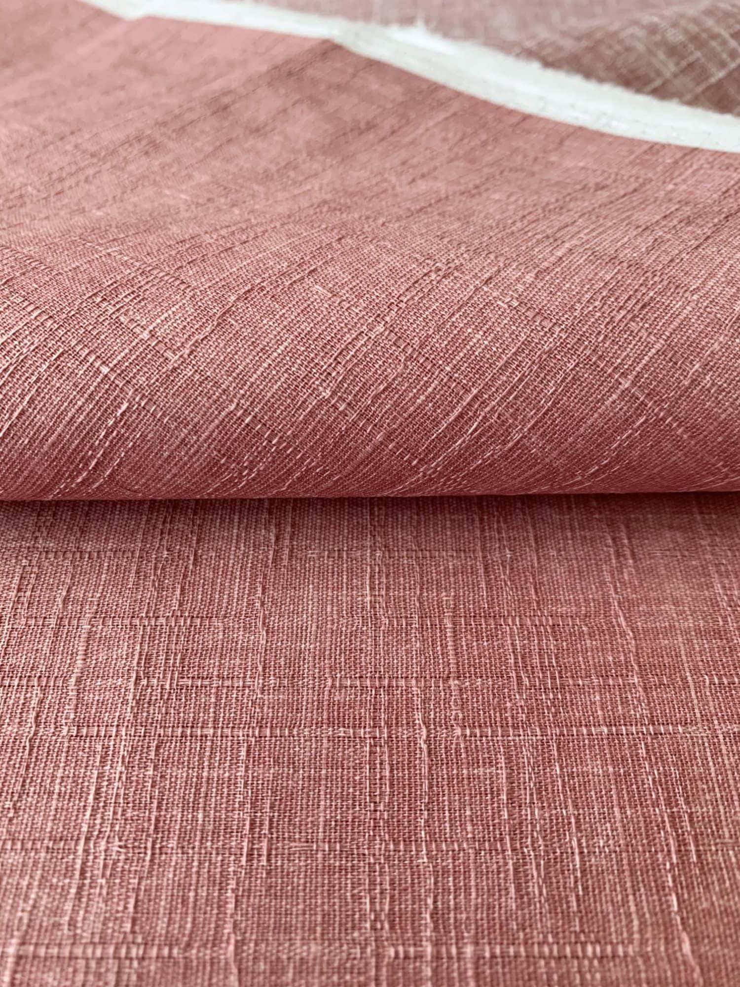 Sevenberry - Solid Color Cotton Dobby - Rose Pink