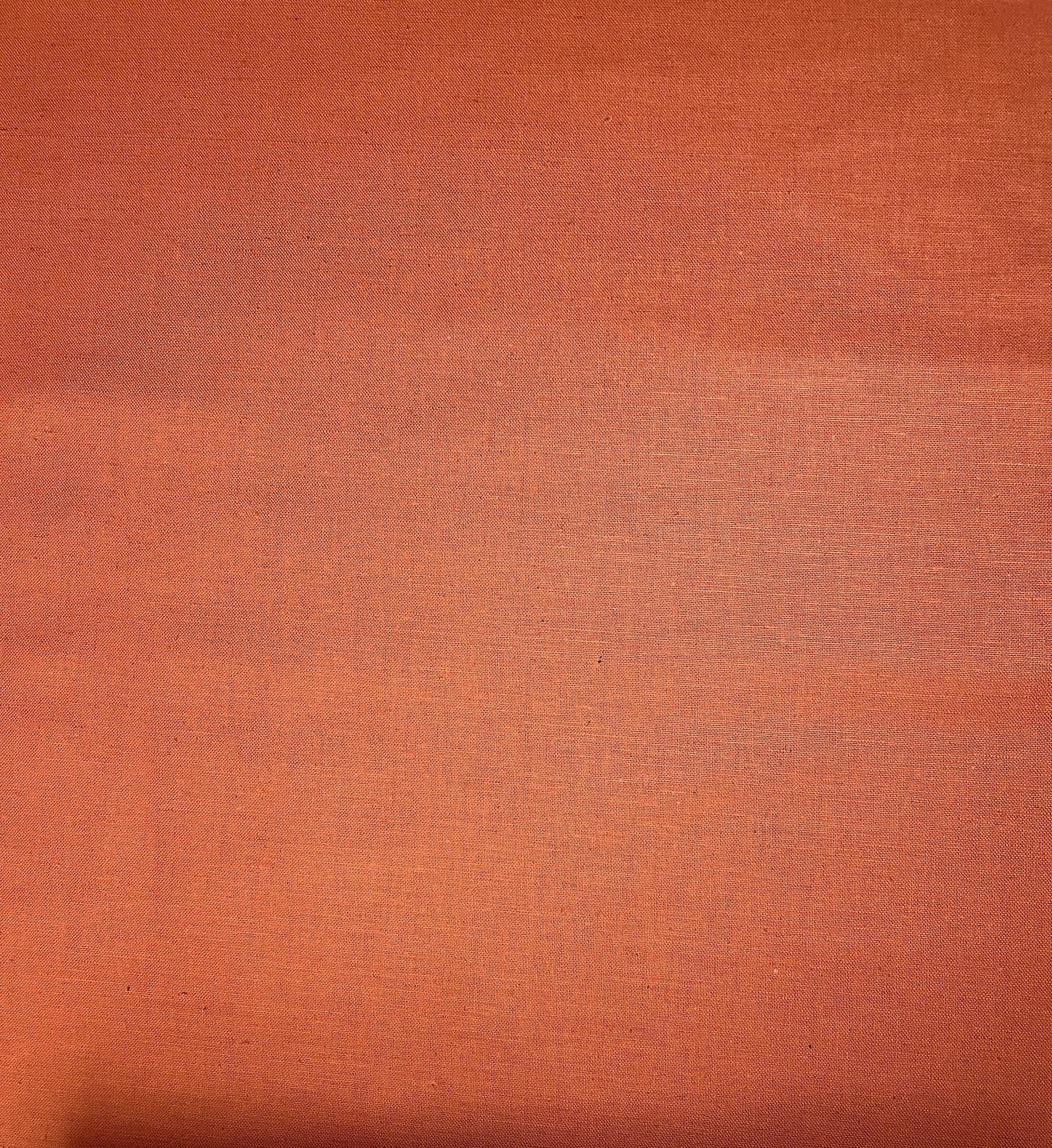 Koizumi - Momen-T Solids Cotton/Linen - Carrot Orange