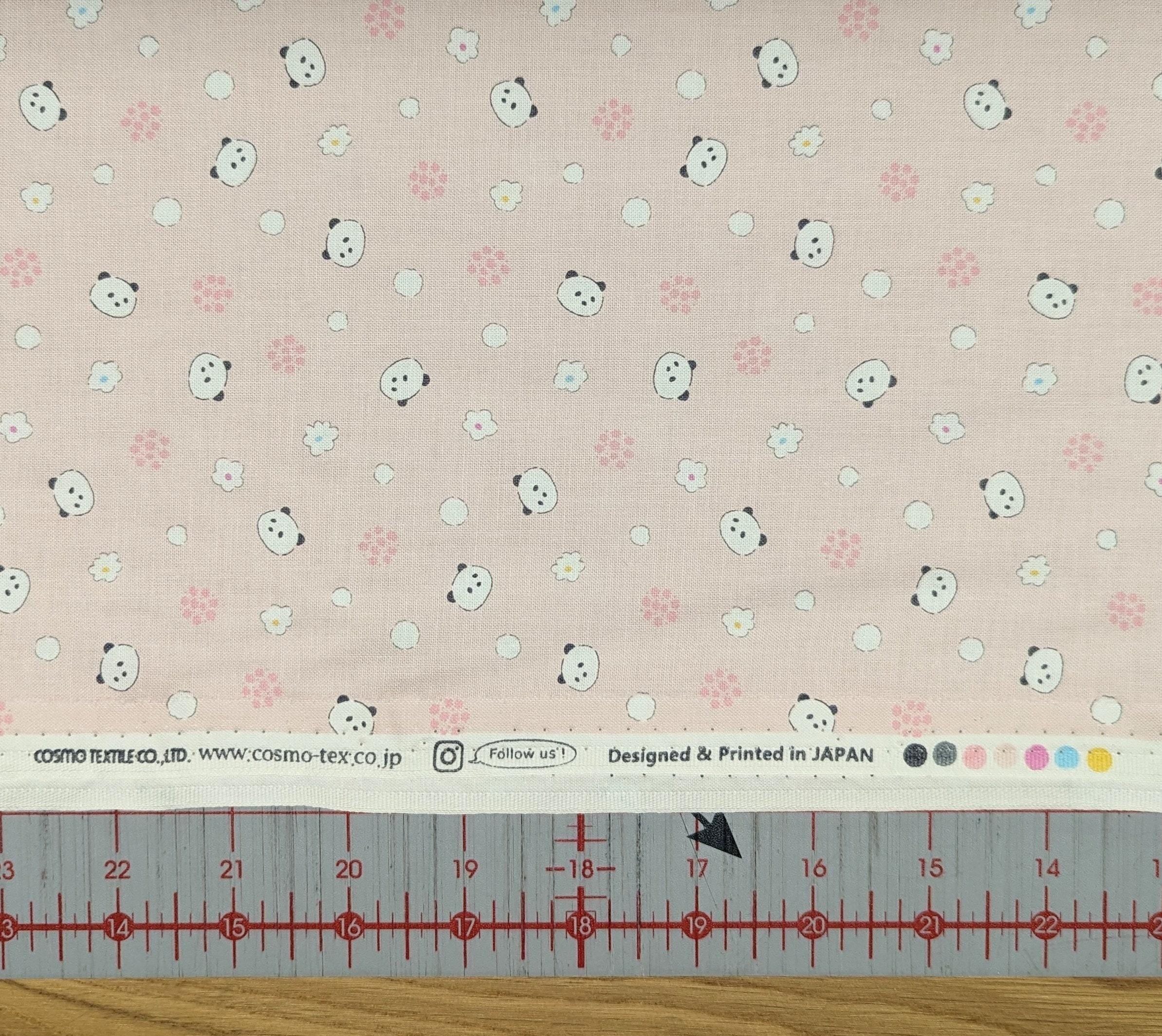 Cosmo - Tiny Panda Cotton - Pink