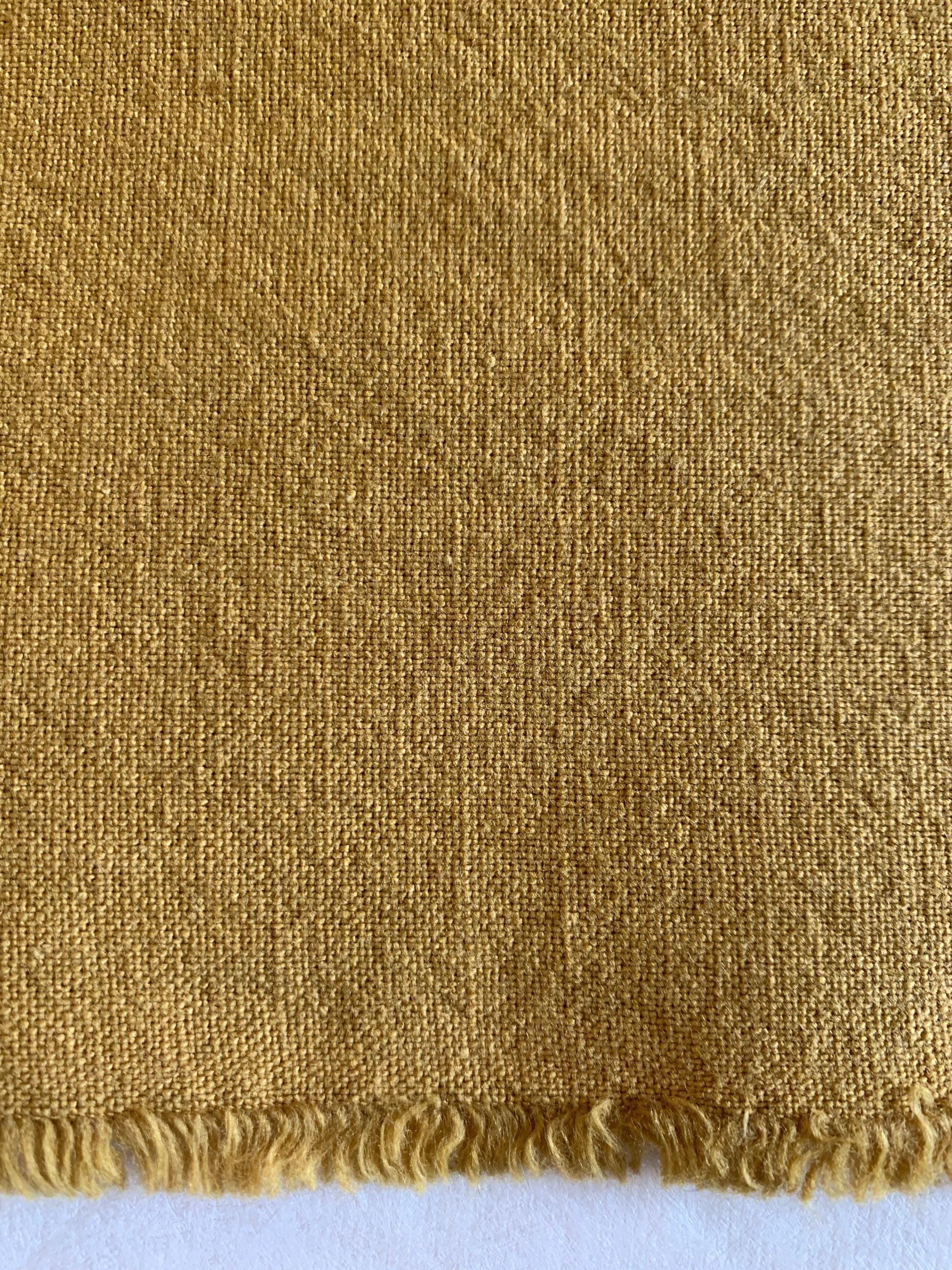 Cosmo - Cotton/Linen Blend Canvas - Mustard Yellow