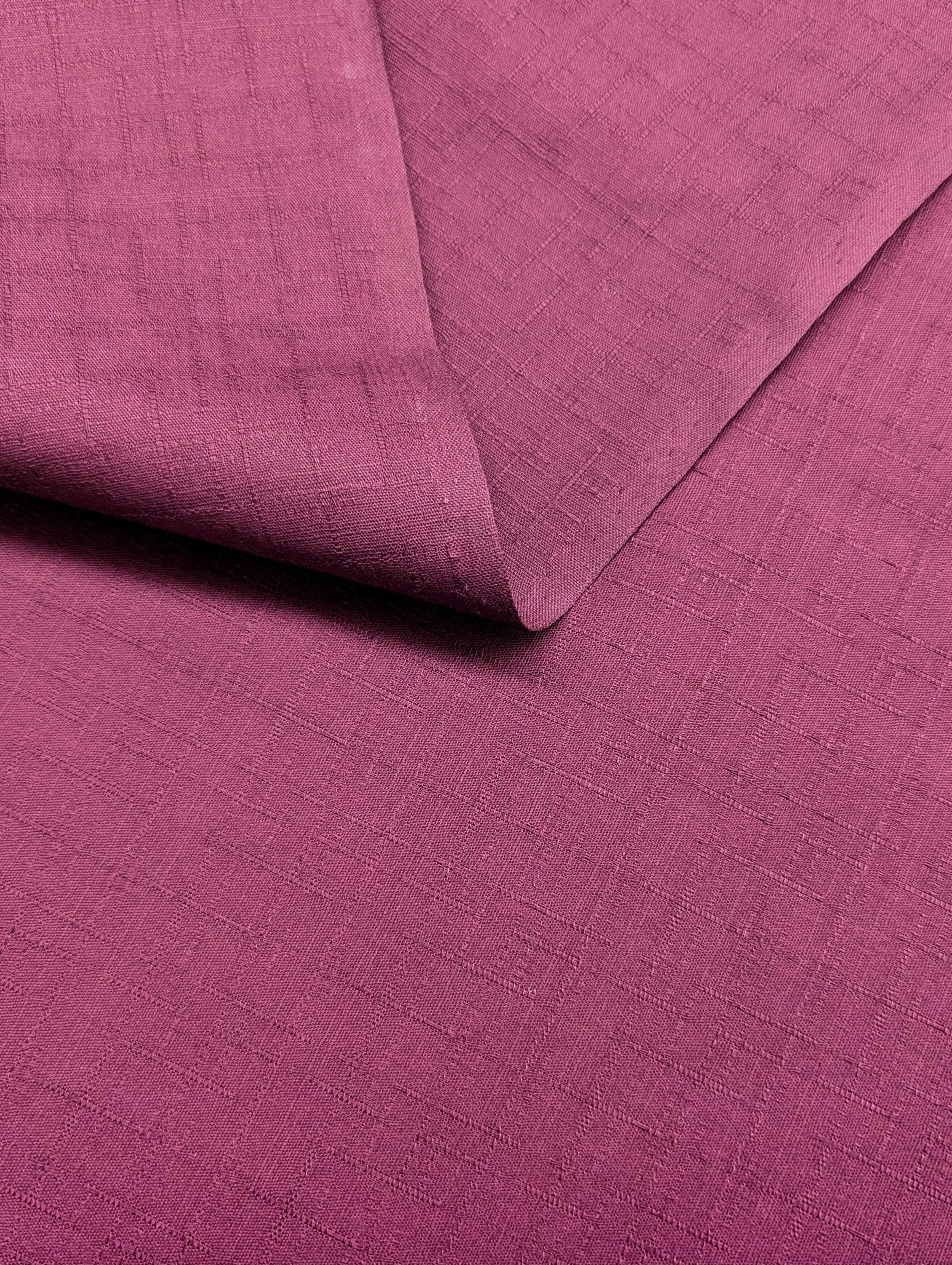Solid color dobby weave Kobayashi Japanese cotton fabric KC-8260 F purple