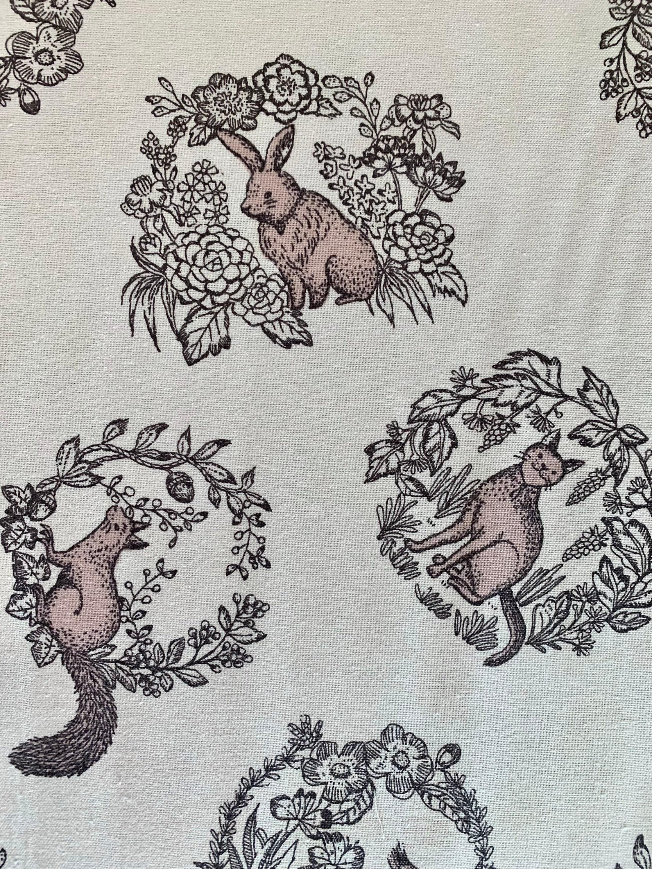 Koizumi - Atelier Cocon Animal Portraits Cotton - White Pink