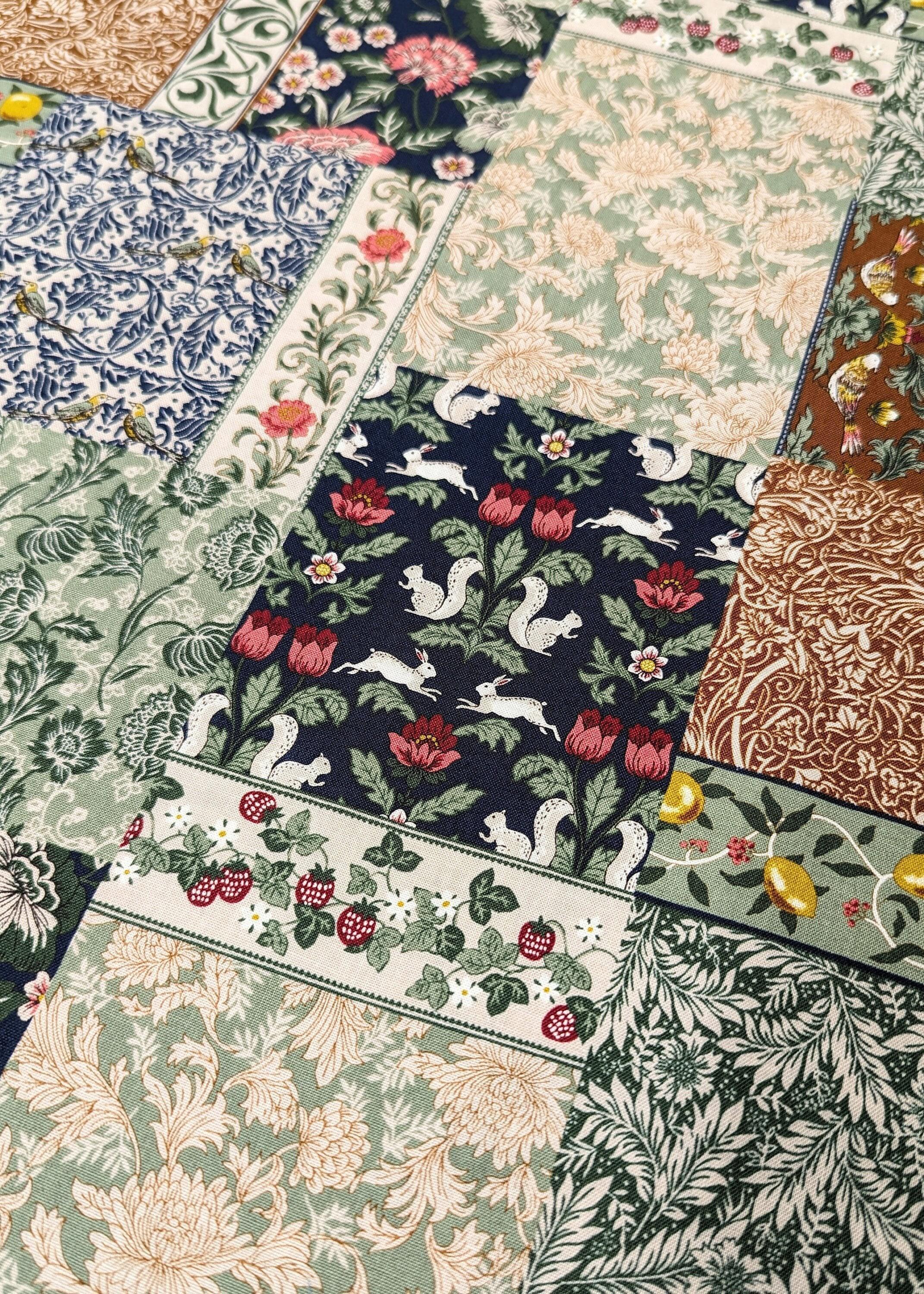 Senyo - Patchwork Garden Cotton Fabric - Fall