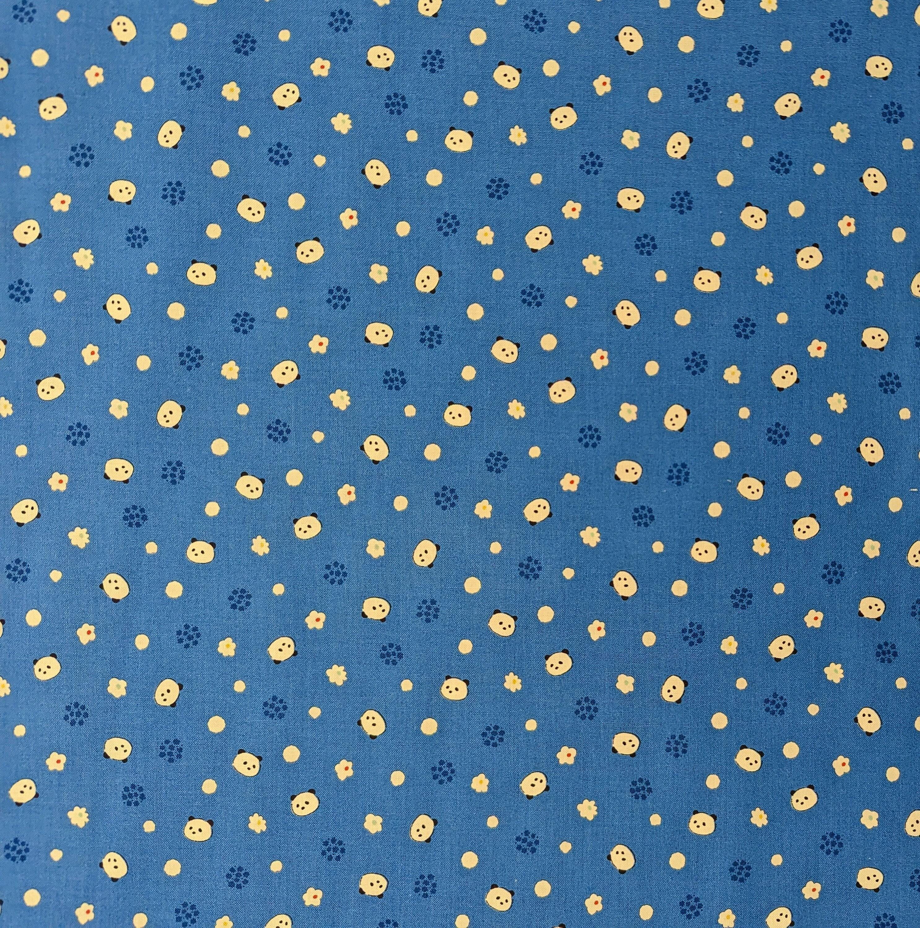 Cosmo - Tiny Panda Cotton - Blue