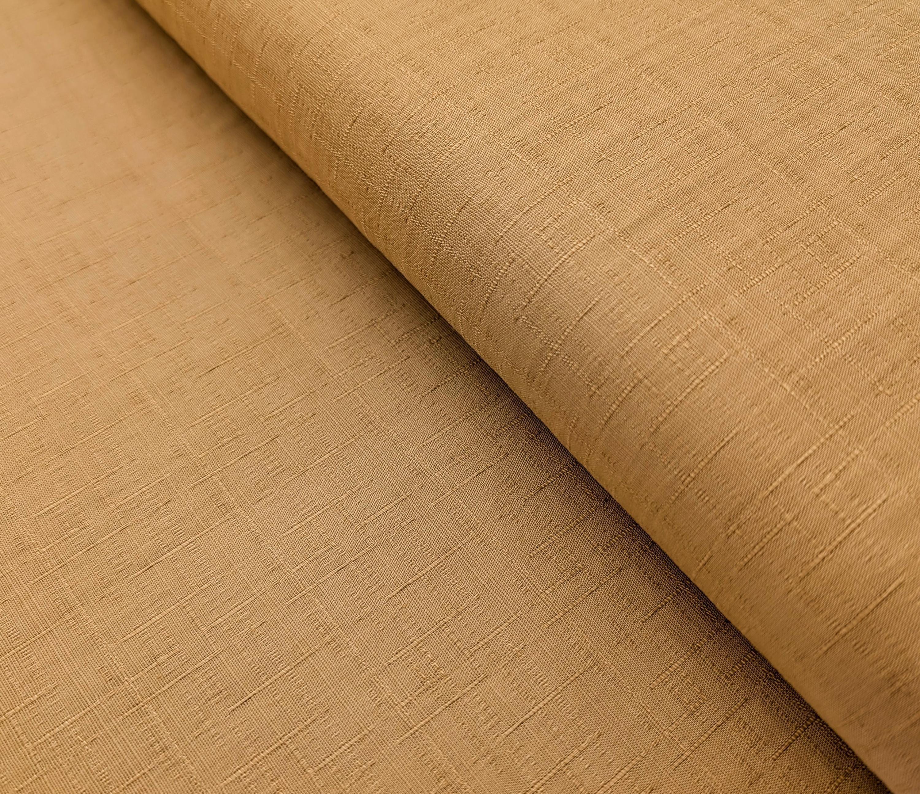 Solid color dobby weave Kobayashi Japanese cotton fabric KC-8260 A beige