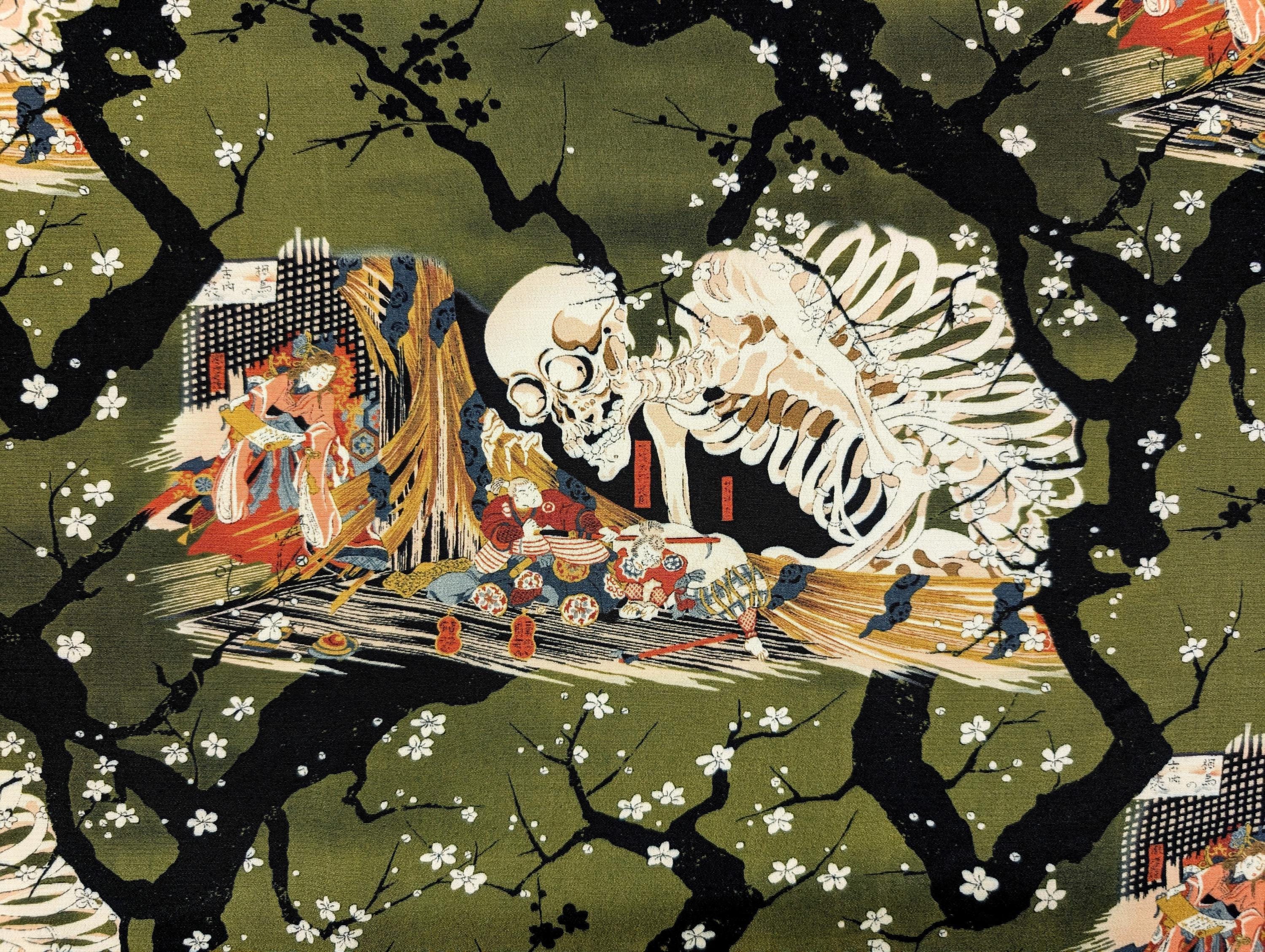 Hokkoh - Gashadokuro Yōkai Rayon - Green