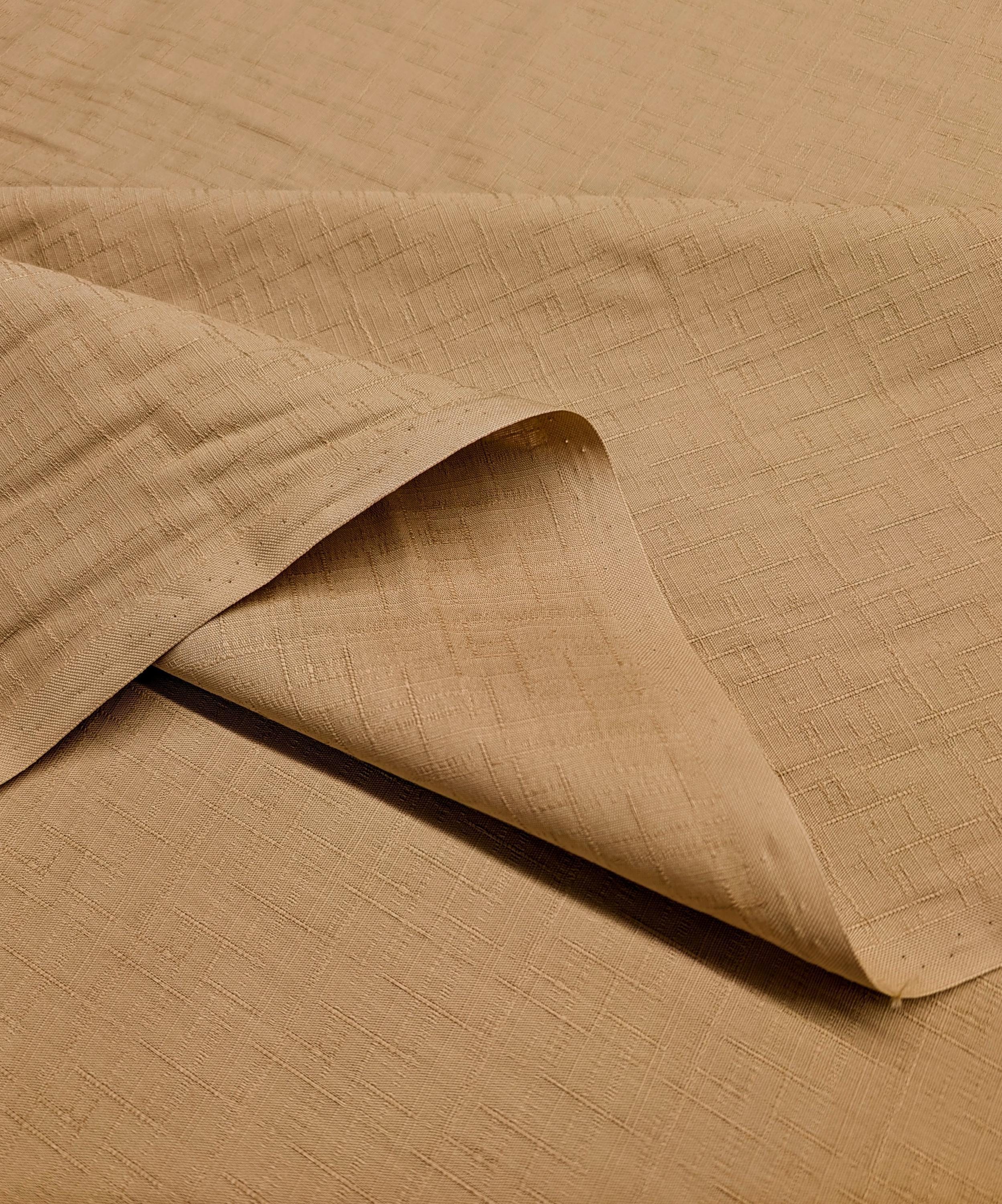 Solid color dobby weave Kobayashi Japanese cotton fabric KC-8260 A beige