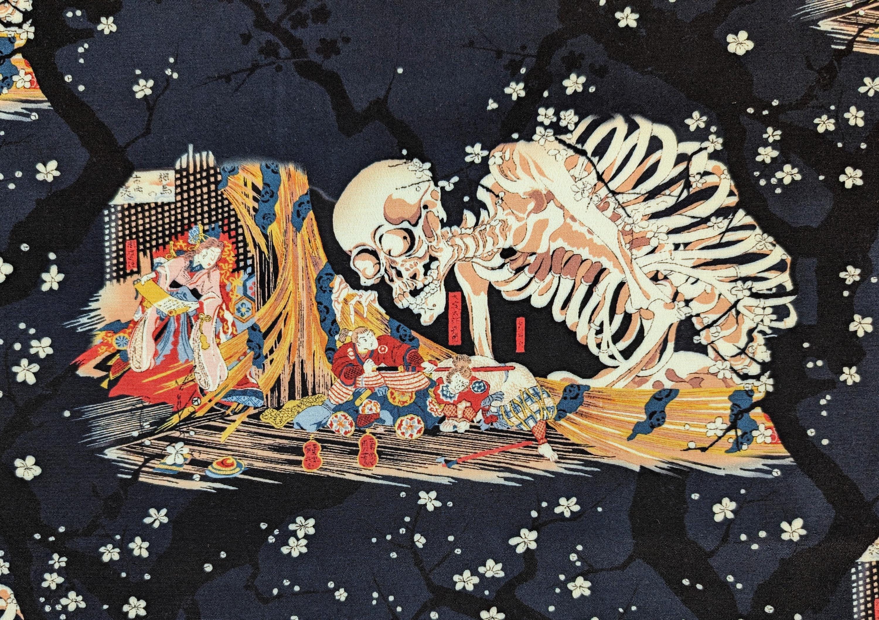 Hokkoh - Gashadokuro Yōkai Rayon - Blue