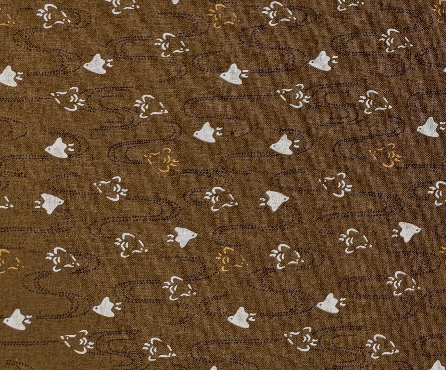 Sevenberry - Chidori Cotton Fabric - Brown