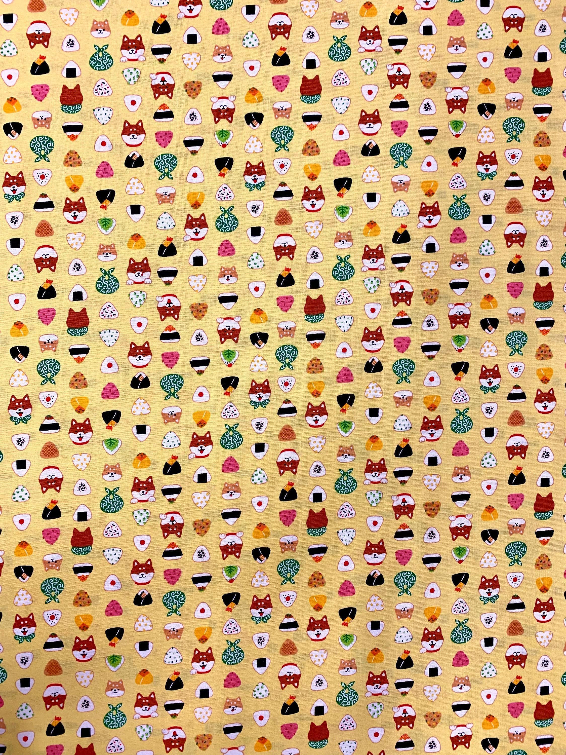 Cosmo - Shiba Onigiri Cotton - Yellow