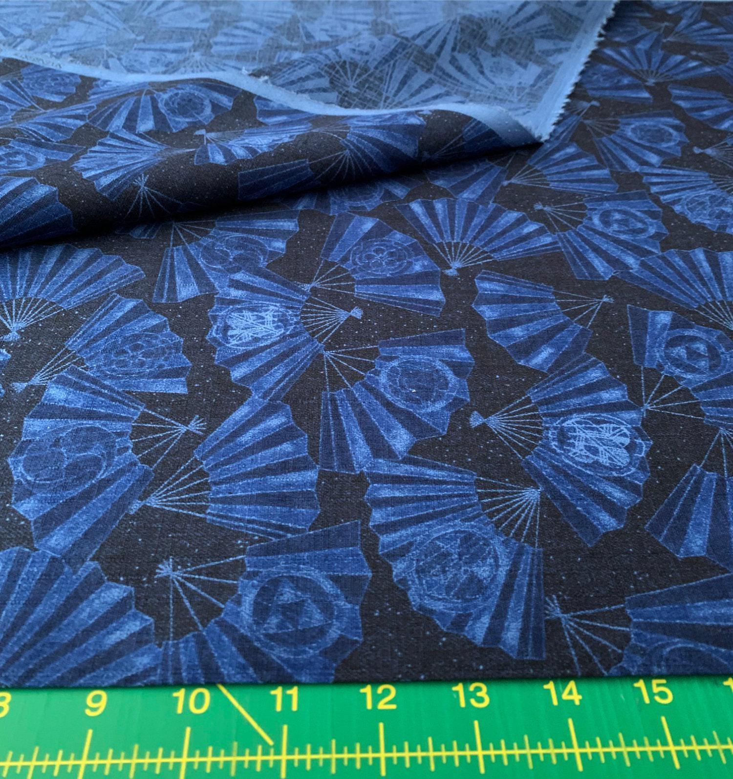 Sevenberry - Fans Cotton Dobby - Dark Blue