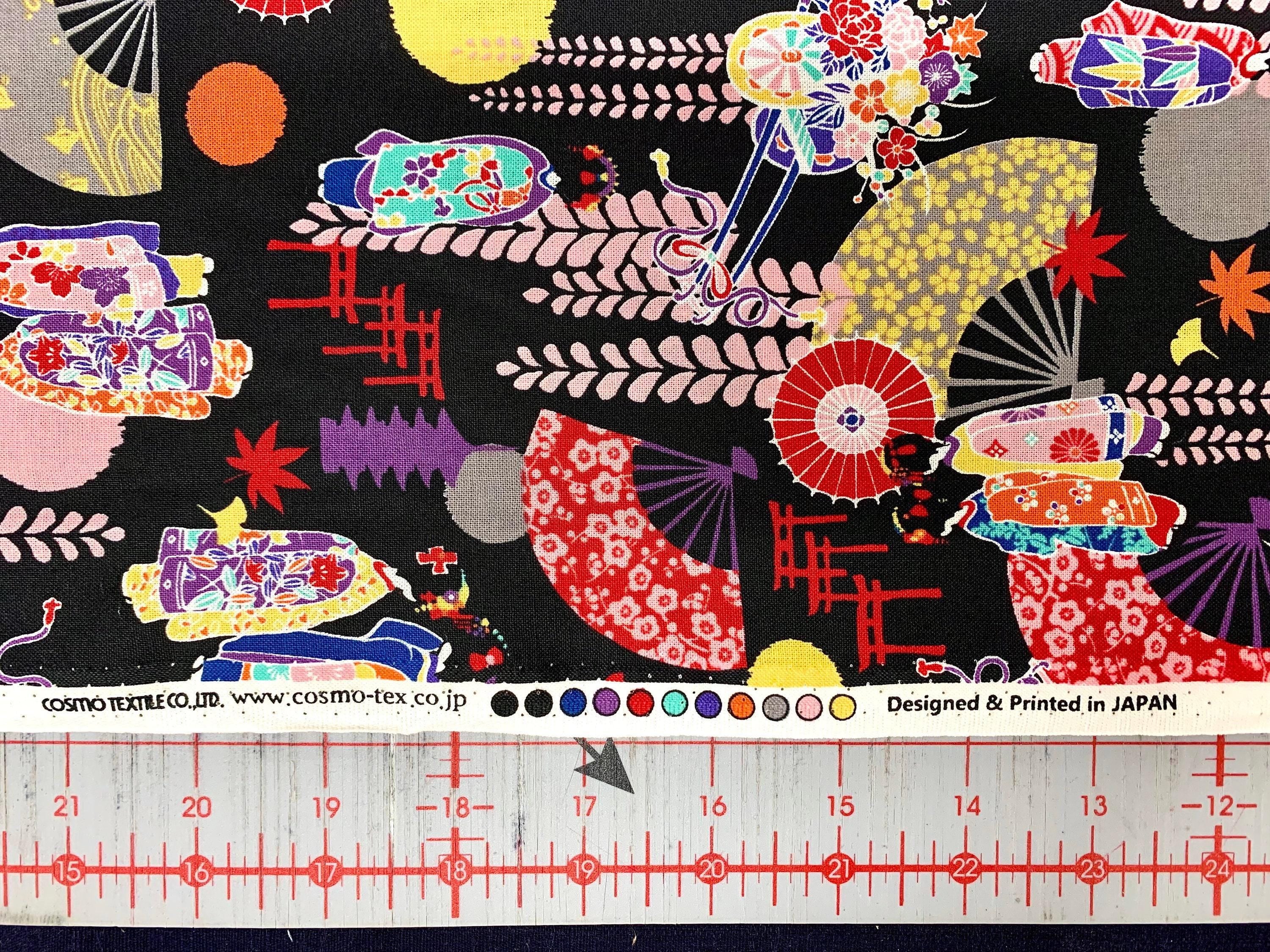 Cosmo - Kyoto Maiko Geisha Cotton - Black