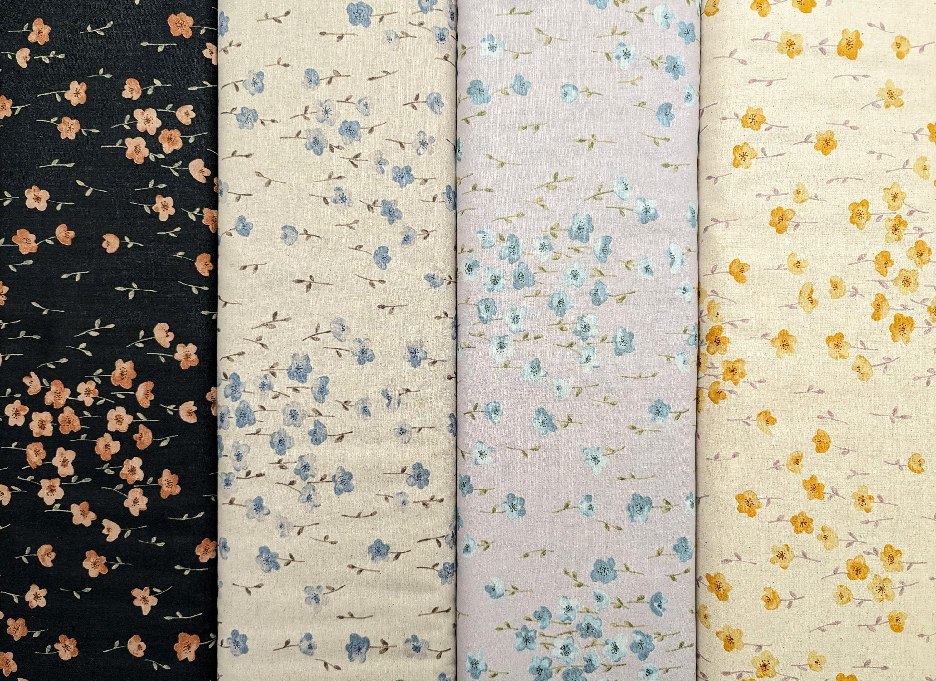 Koizumi - Meadow Flowers Cotton/Linen Blend - Lavender