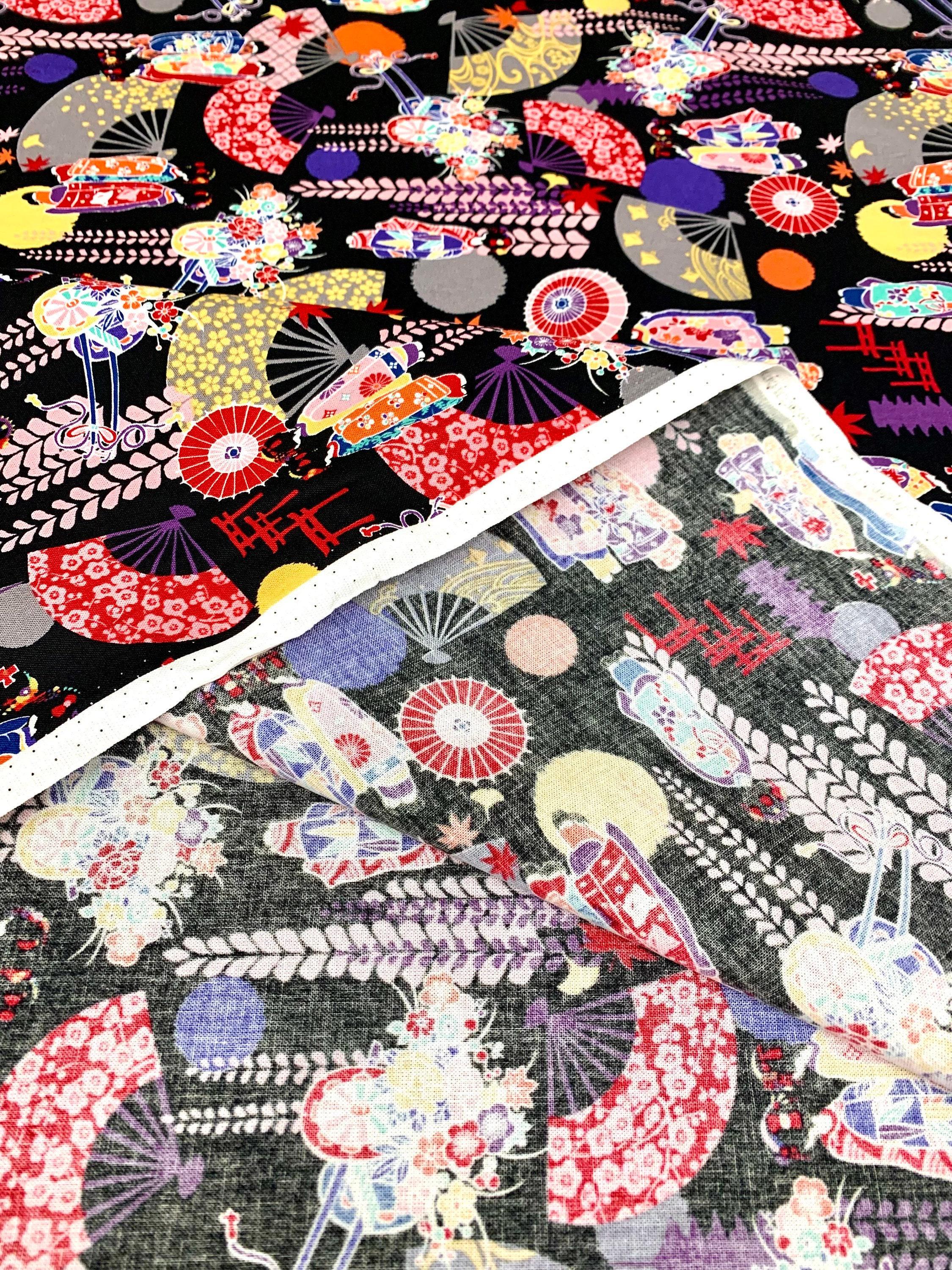 Cosmo - Kyoto Maiko Geisha Cotton - Black