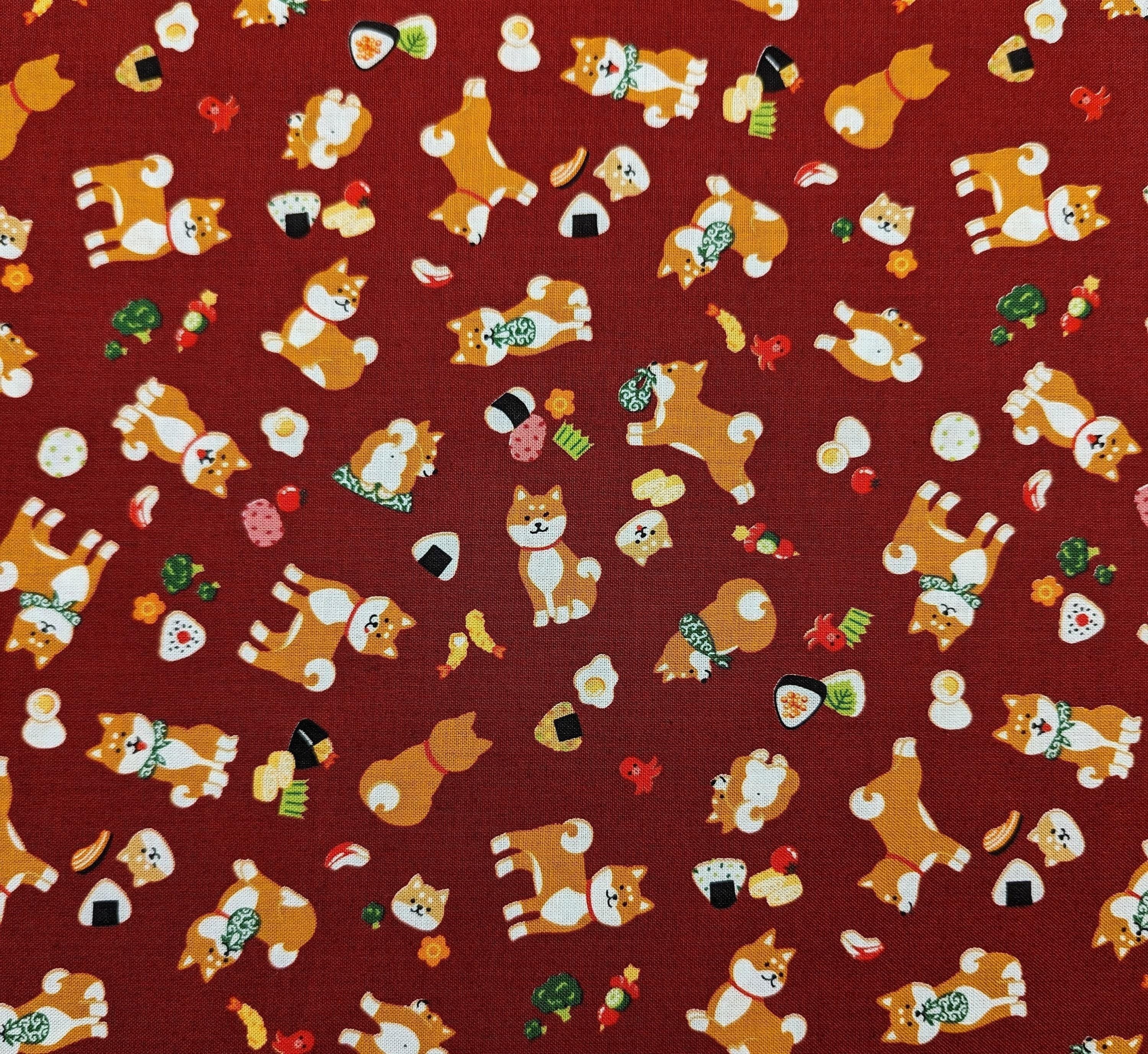 Cosmo - Lunch Time Shiba Cotton - Red