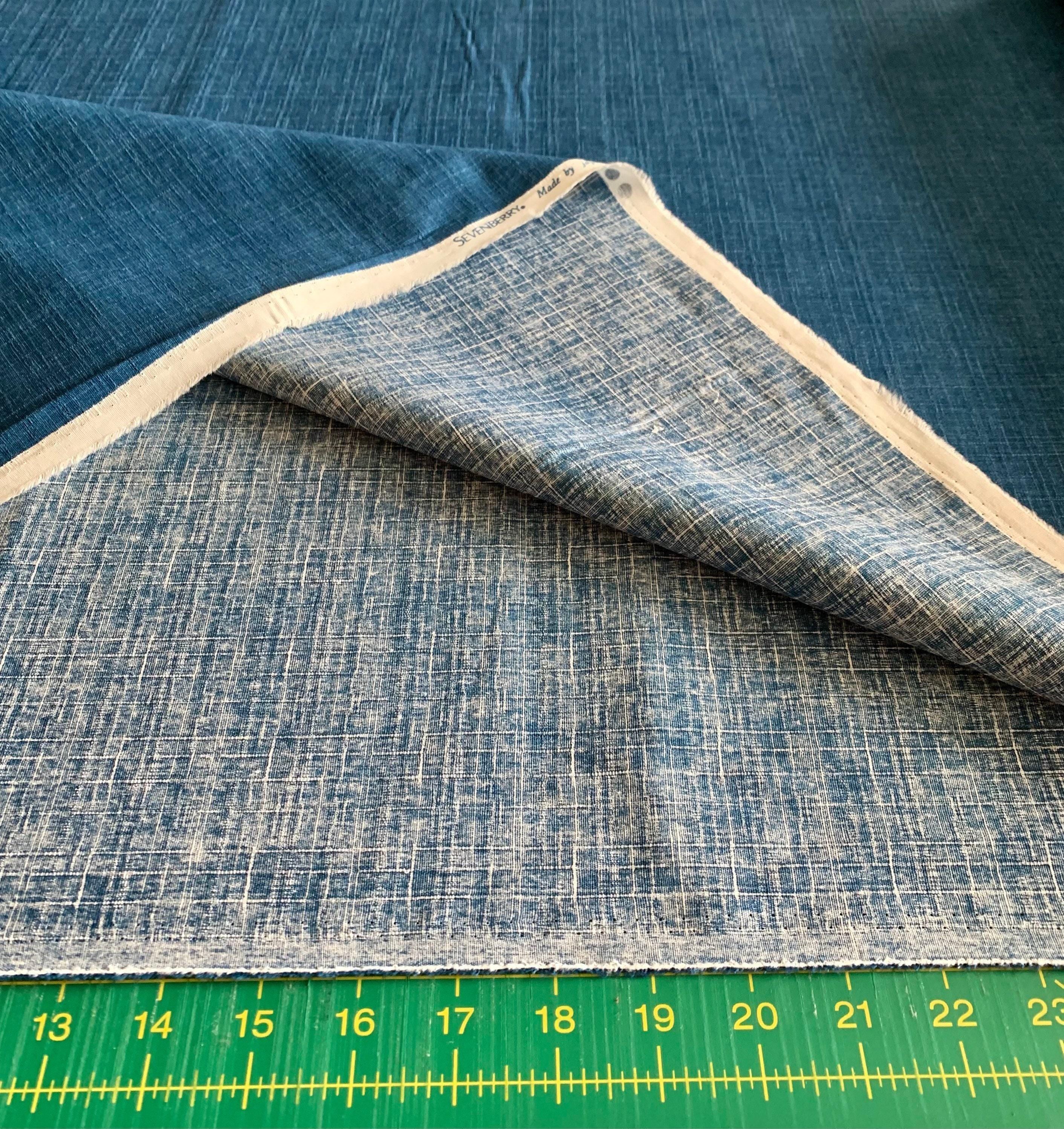 Sevenberry - Solid Color Cotton Dobby - Cobalt Blue