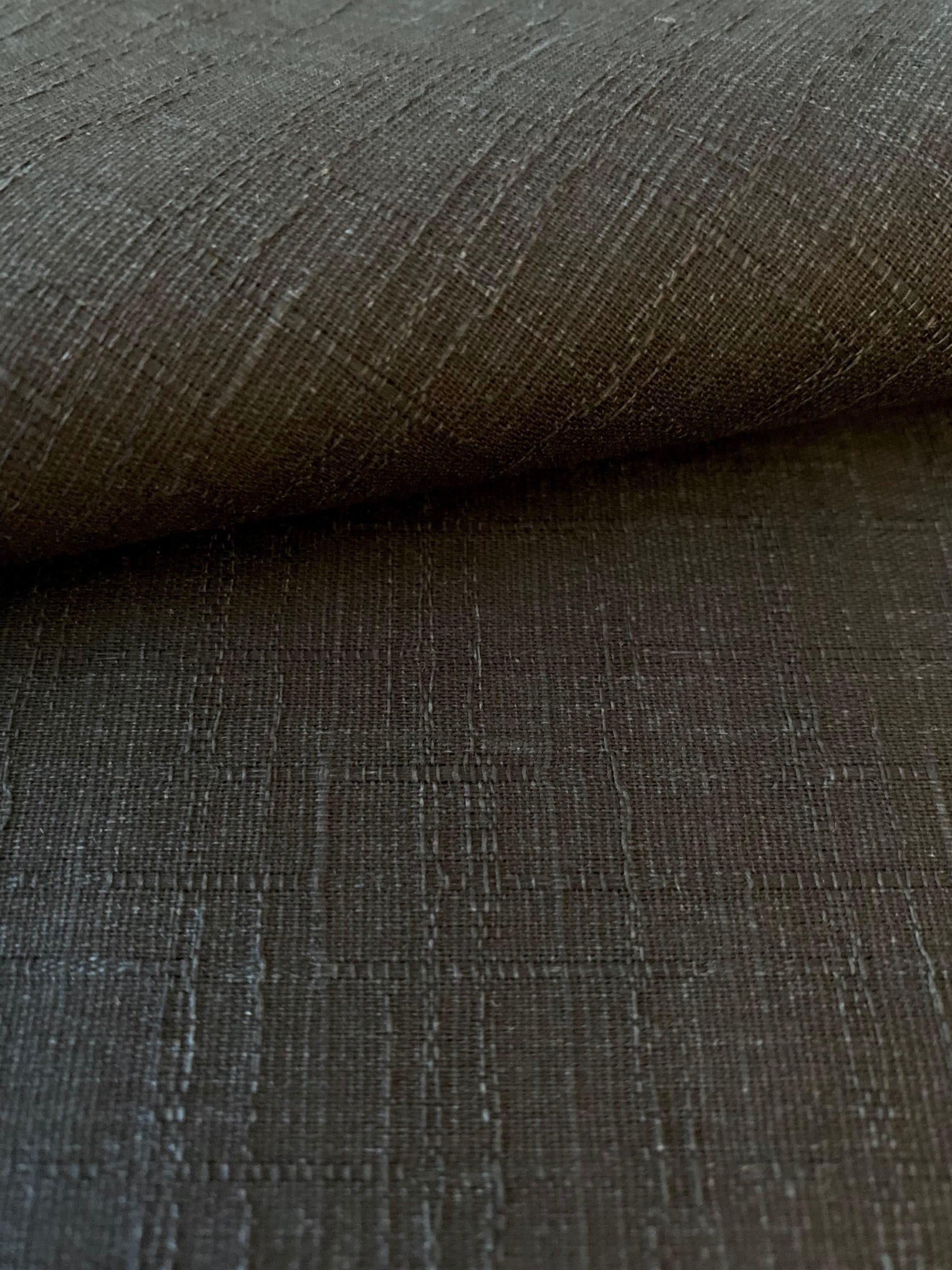 Sevenberry - Solid Color Cotton Dobby - Black