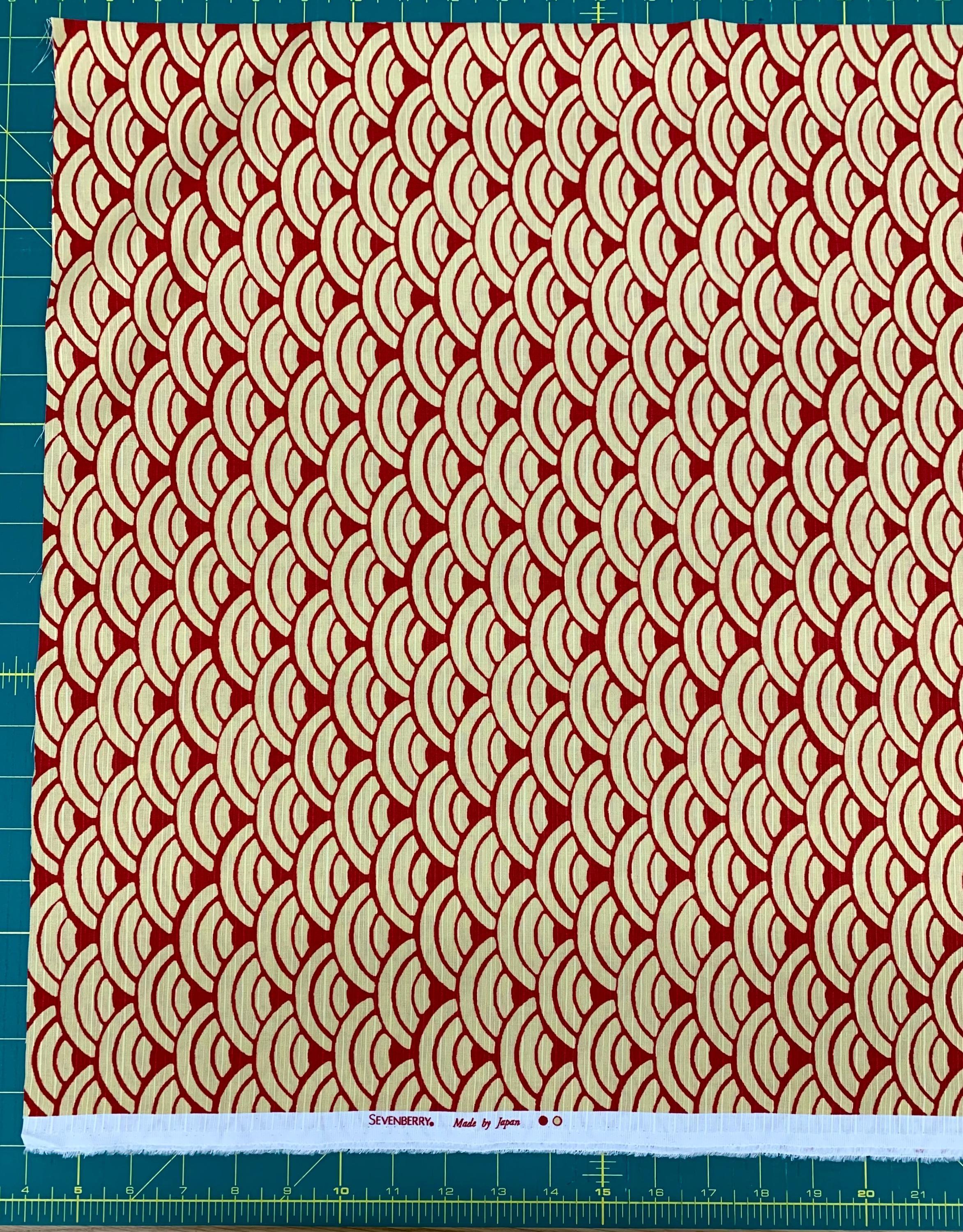 Sevenberry - Waves Cotton Dobby - Red Beige