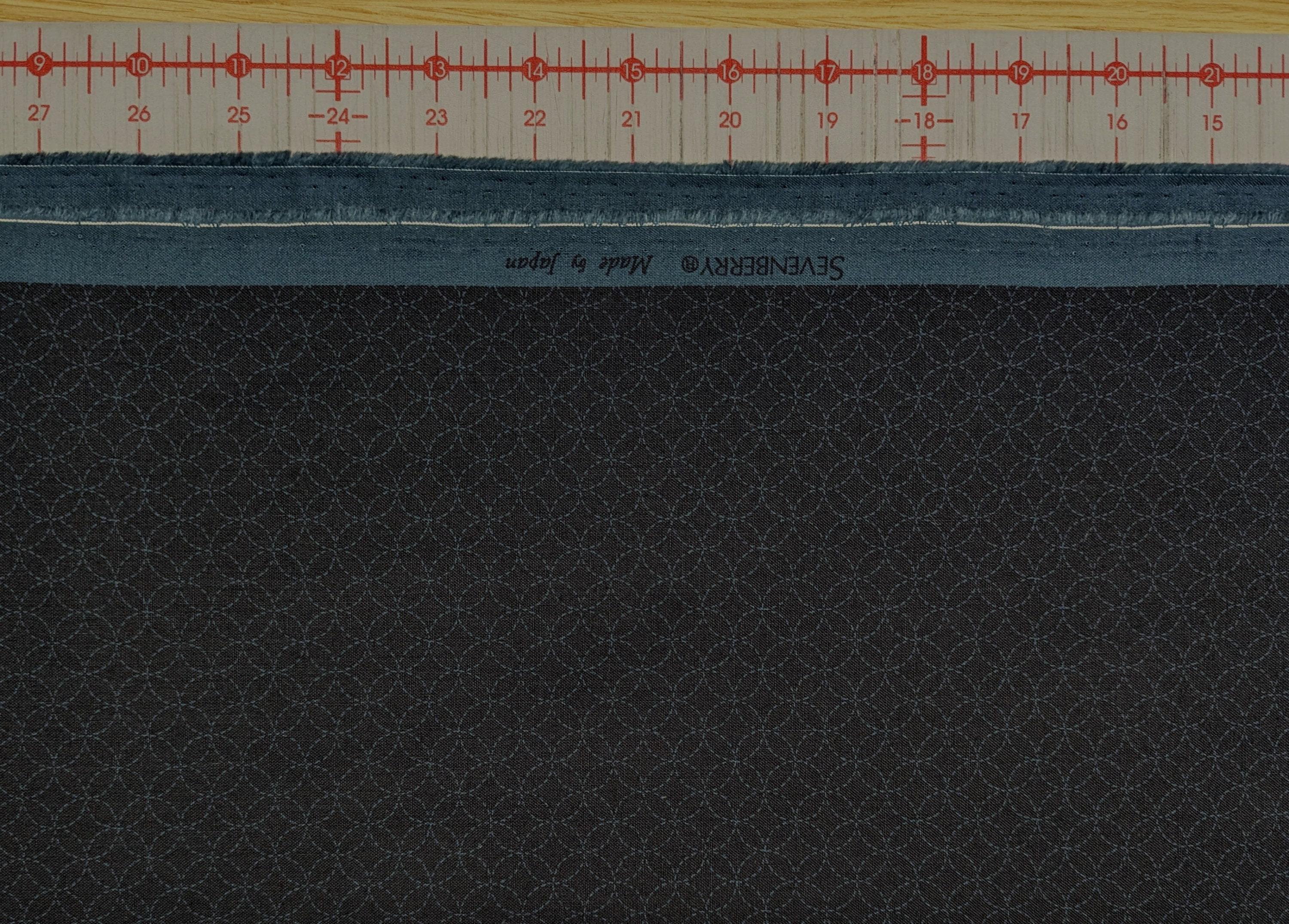 Sevenberry - Small Shippo Cotton Fabric - Midnight Blue