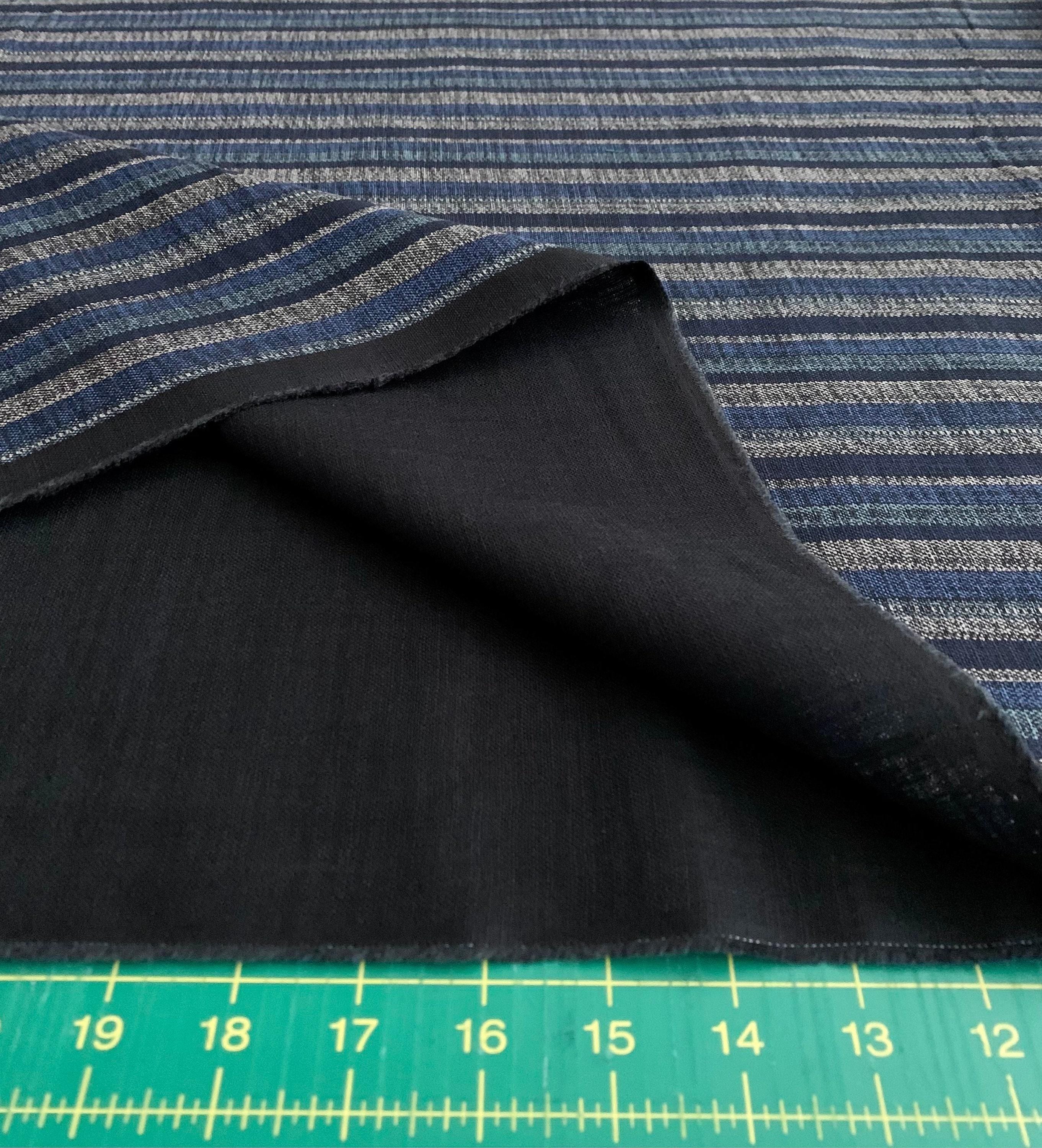 Sevenberry - Rustic Wide Stripe Cotton - Blue Black