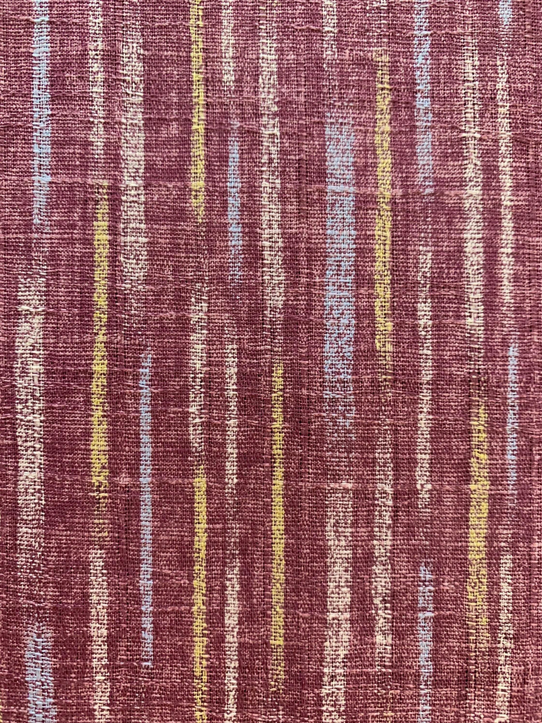 Morikiku - Chalk Stripe Cotton Dobby - Lavender