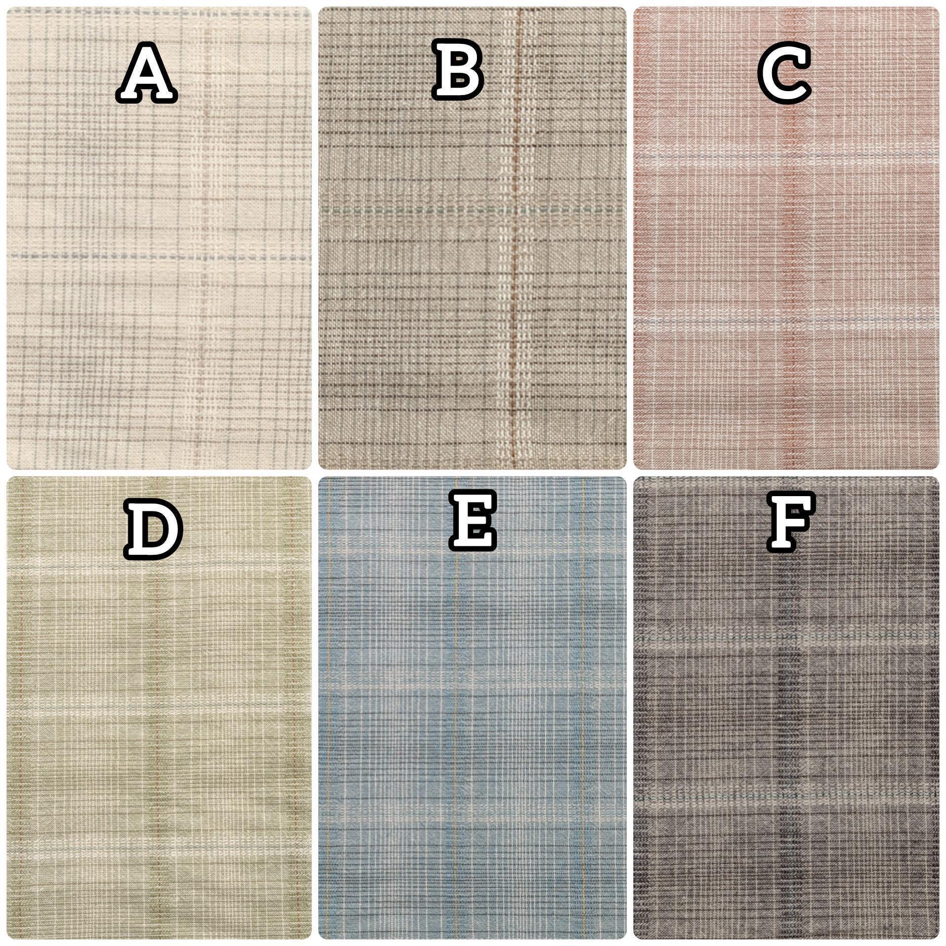 Textile Pantry - Junko Matsuda Yarn Dyed Plaid Cotton Fabric - Sandy Pink
