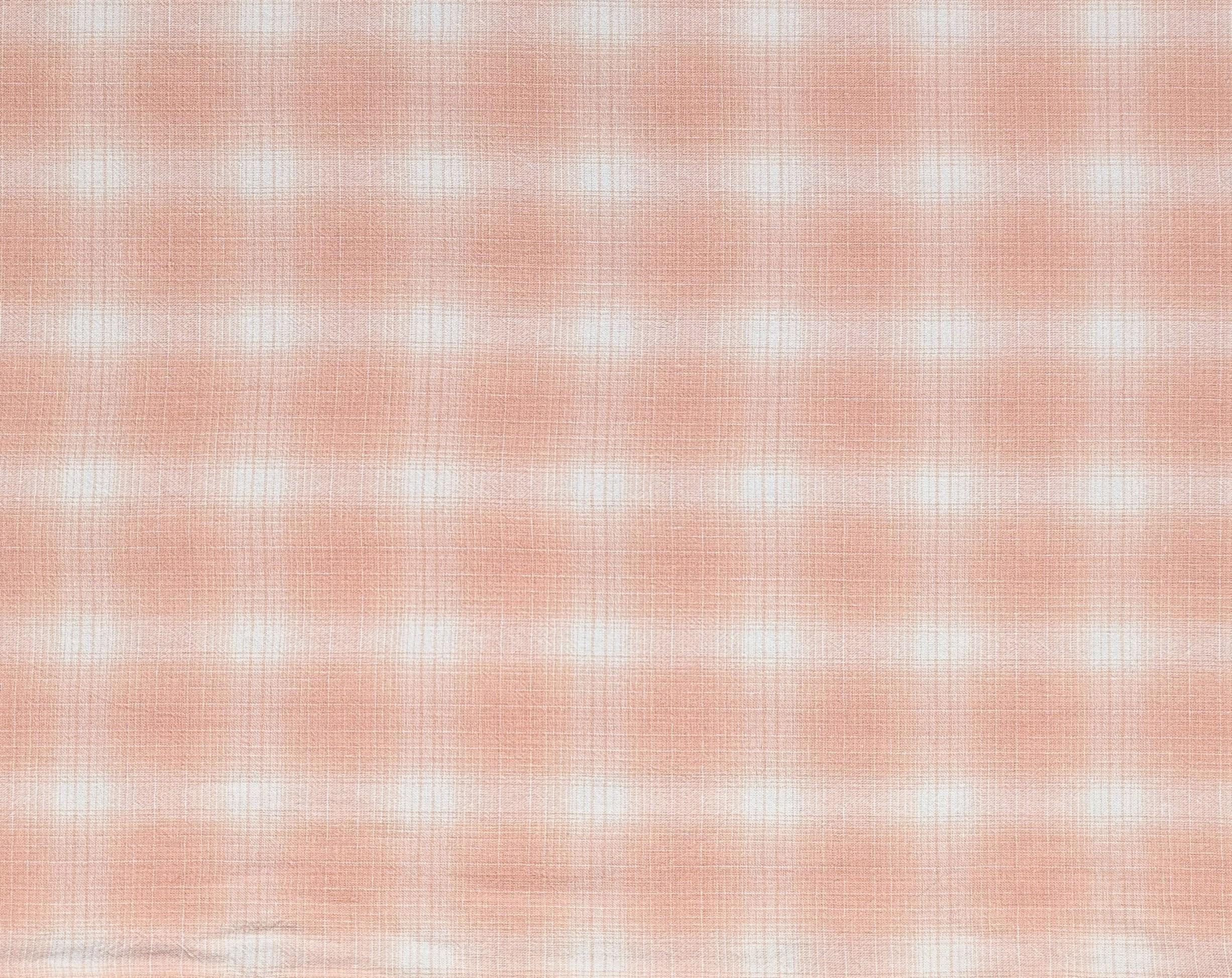 NEW Japanese yarn dyed ombre plaid cotton fabric SY10630S A pink