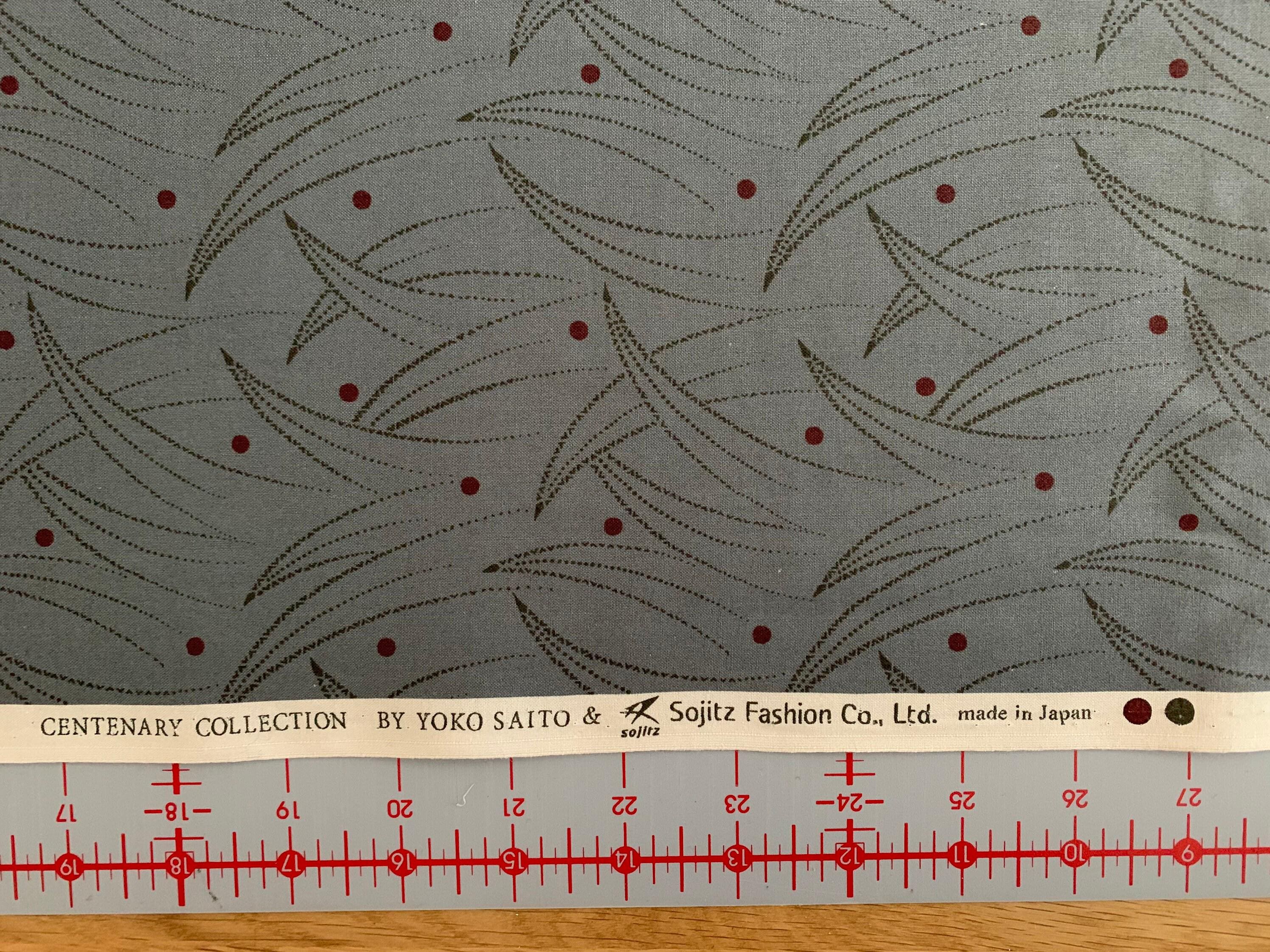 Centenary Collection Japanese printed cotton taupe fabric CE10377S-B gray