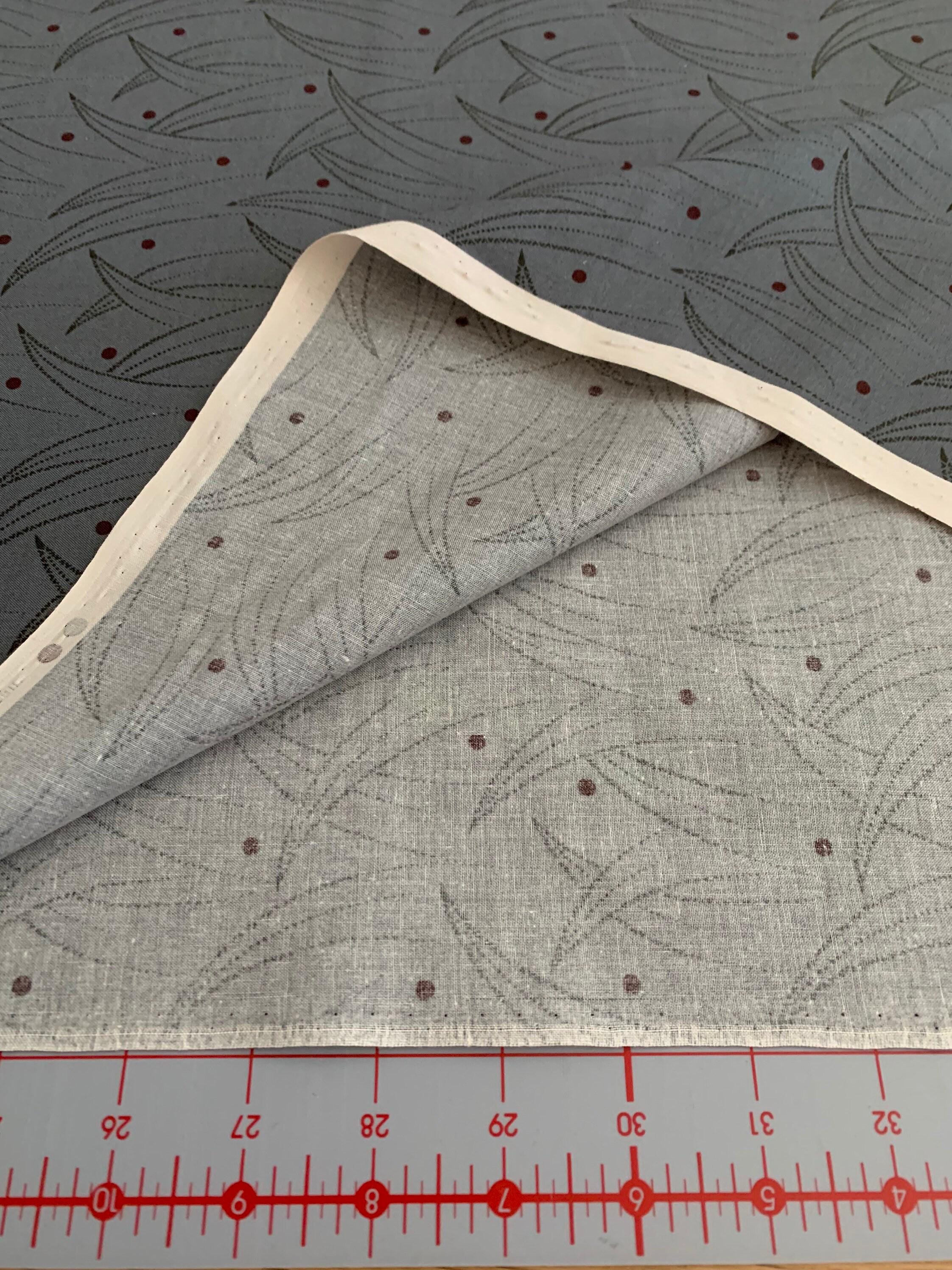 Centenary Collection Japanese printed cotton taupe fabric CE10377S-B gray