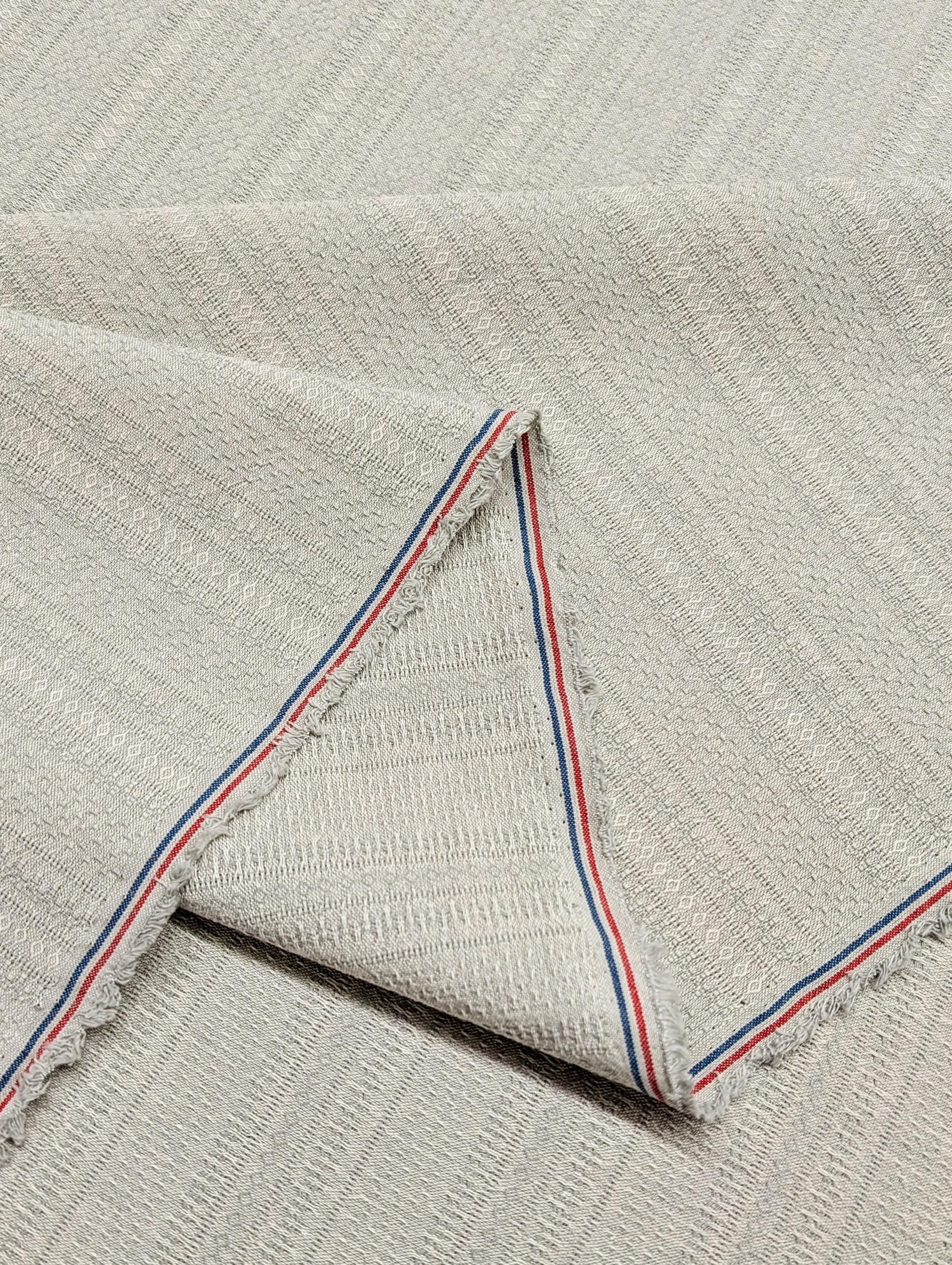 Textile Pantry - Junko Matsuda Yarn Dyed Textured Cotton Fabric - Pale Blue