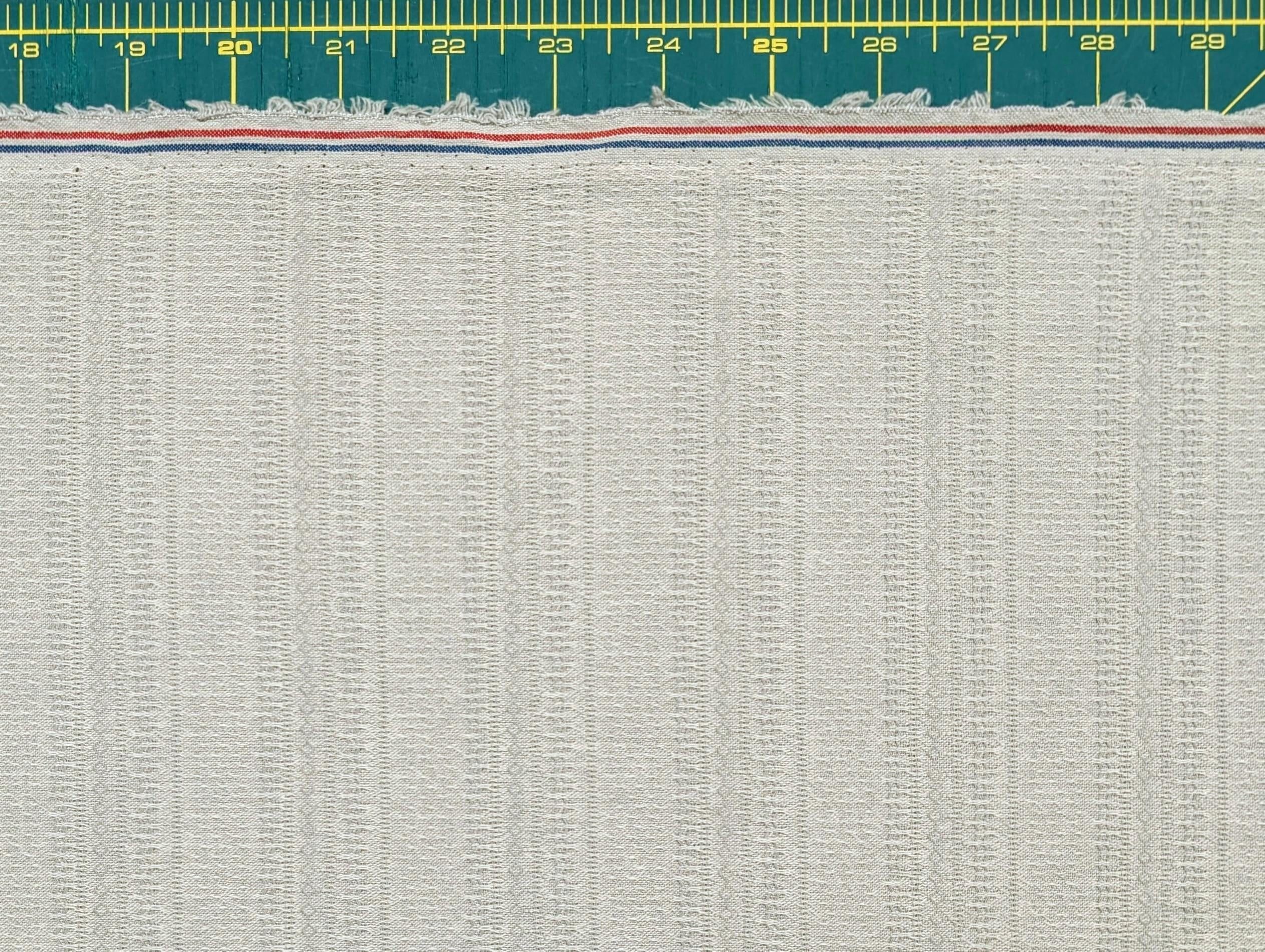 Textile Pantry - Junko Matsuda Yarn Dyed Textured Cotton Fabric - Pale Blue